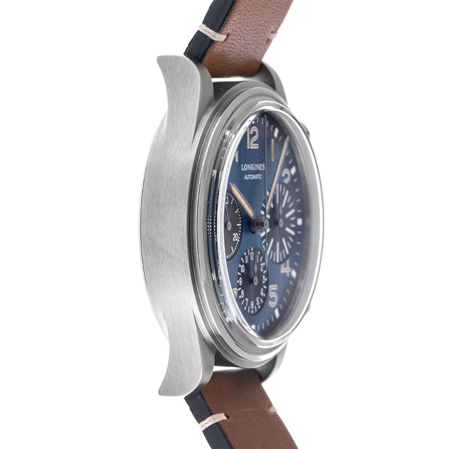Longines Avigation L2.816.1.93.2 (2025) - Blue dial 41 mm Titanium case (5/7)