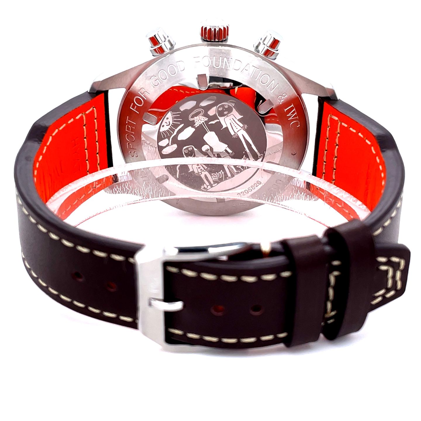 IWC Pilot Spitfire Chronograph IW371712 (2008) - Blue dial 42 mm Steel case (6/8)