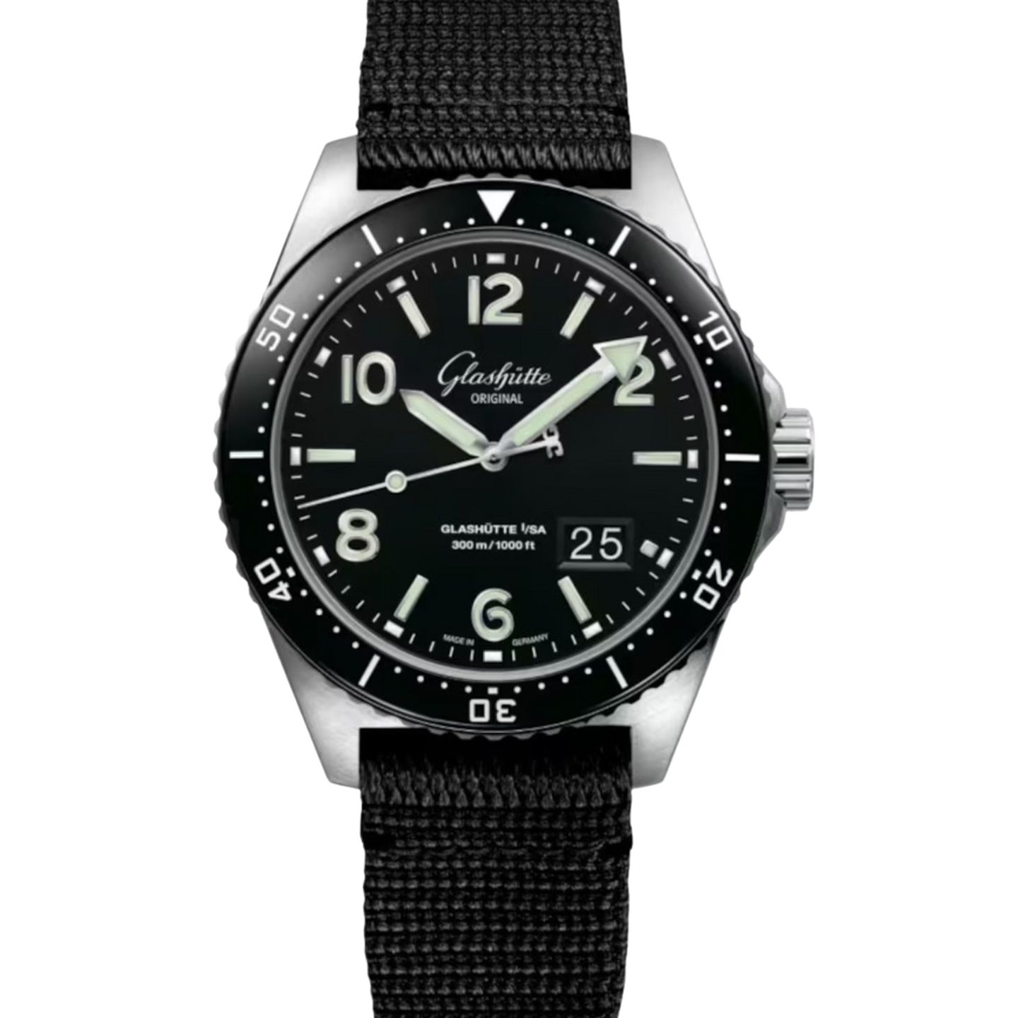 Glashütte Original SeaQ Panorama Date 1-36-13-01-80-35 (2024) - Black dial 43 mm Steel case (1/1)