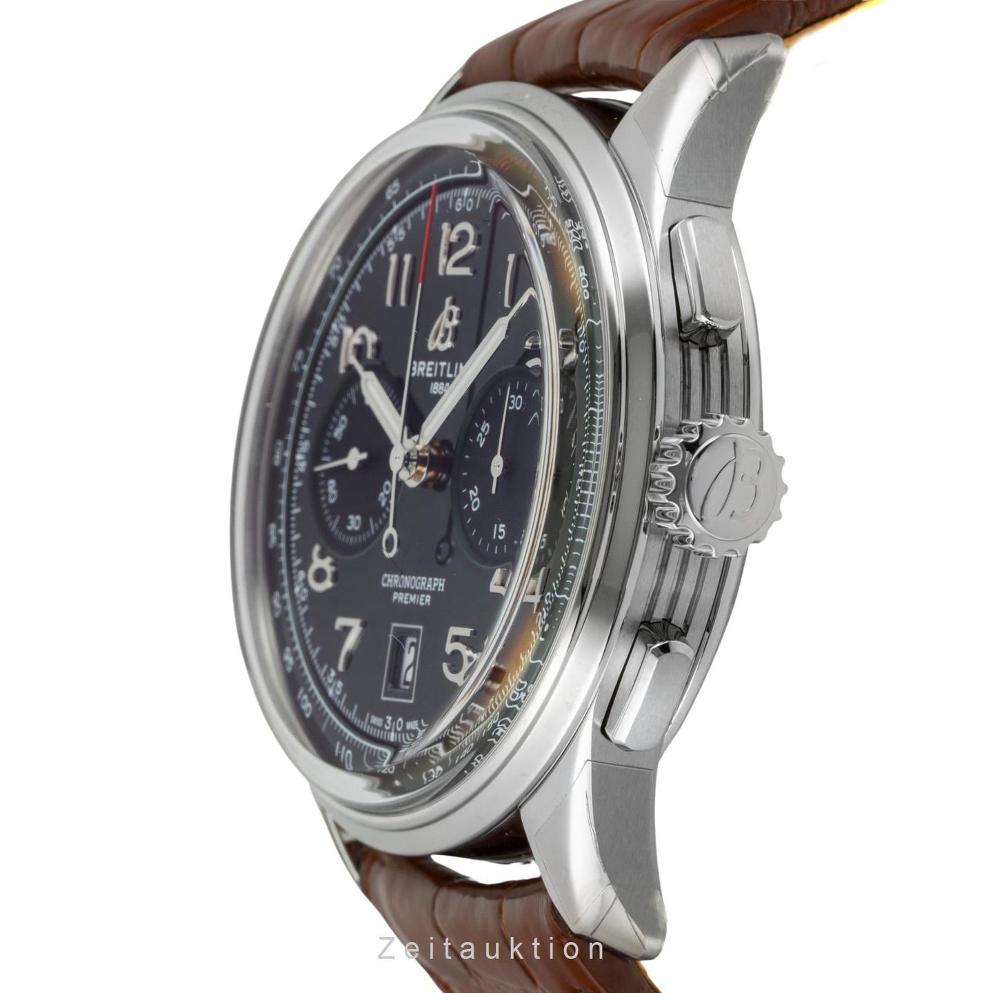 Breitling Premier AB0145371L1P1 (Onbekend (willekeurig serienummer)) - Groen wijzerplaat 42mm Staal (5/8)