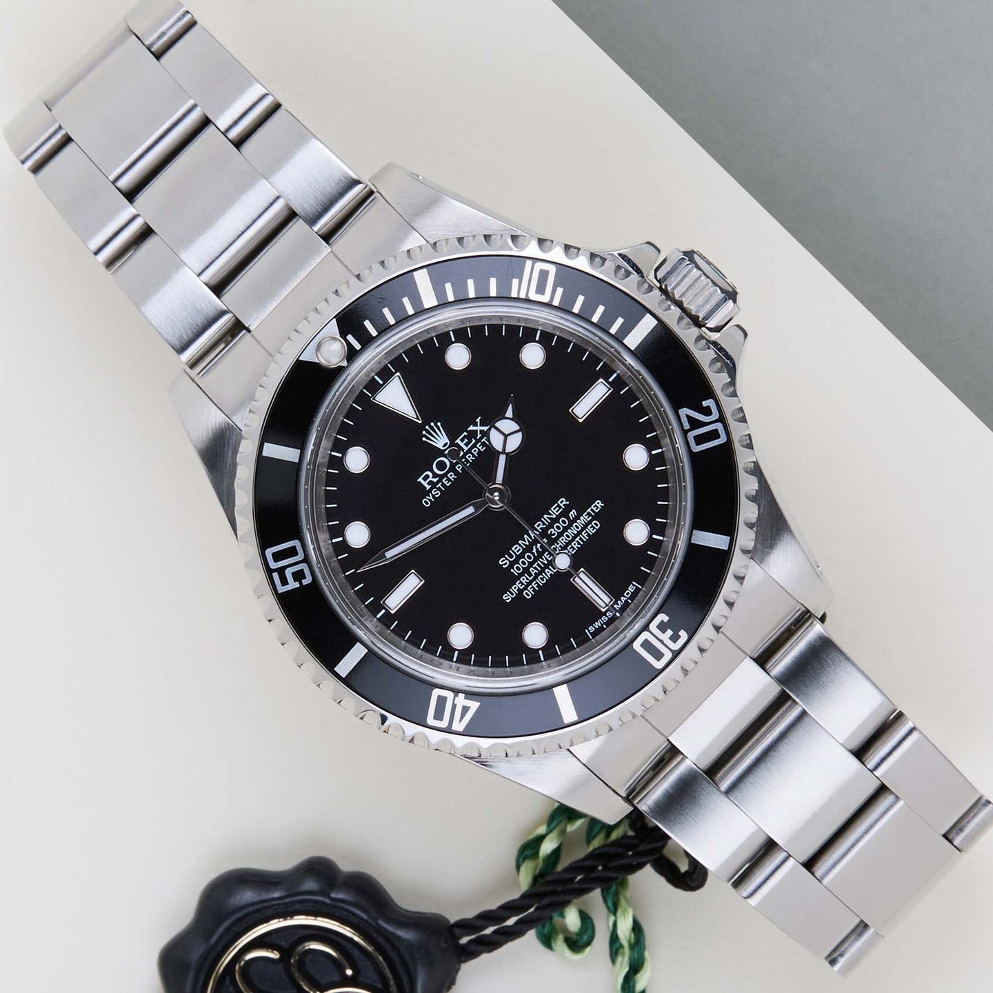 Rolex Submariner No Date 14060M (2012) - Zwart wijzerplaat 40mm Staal (1/8)