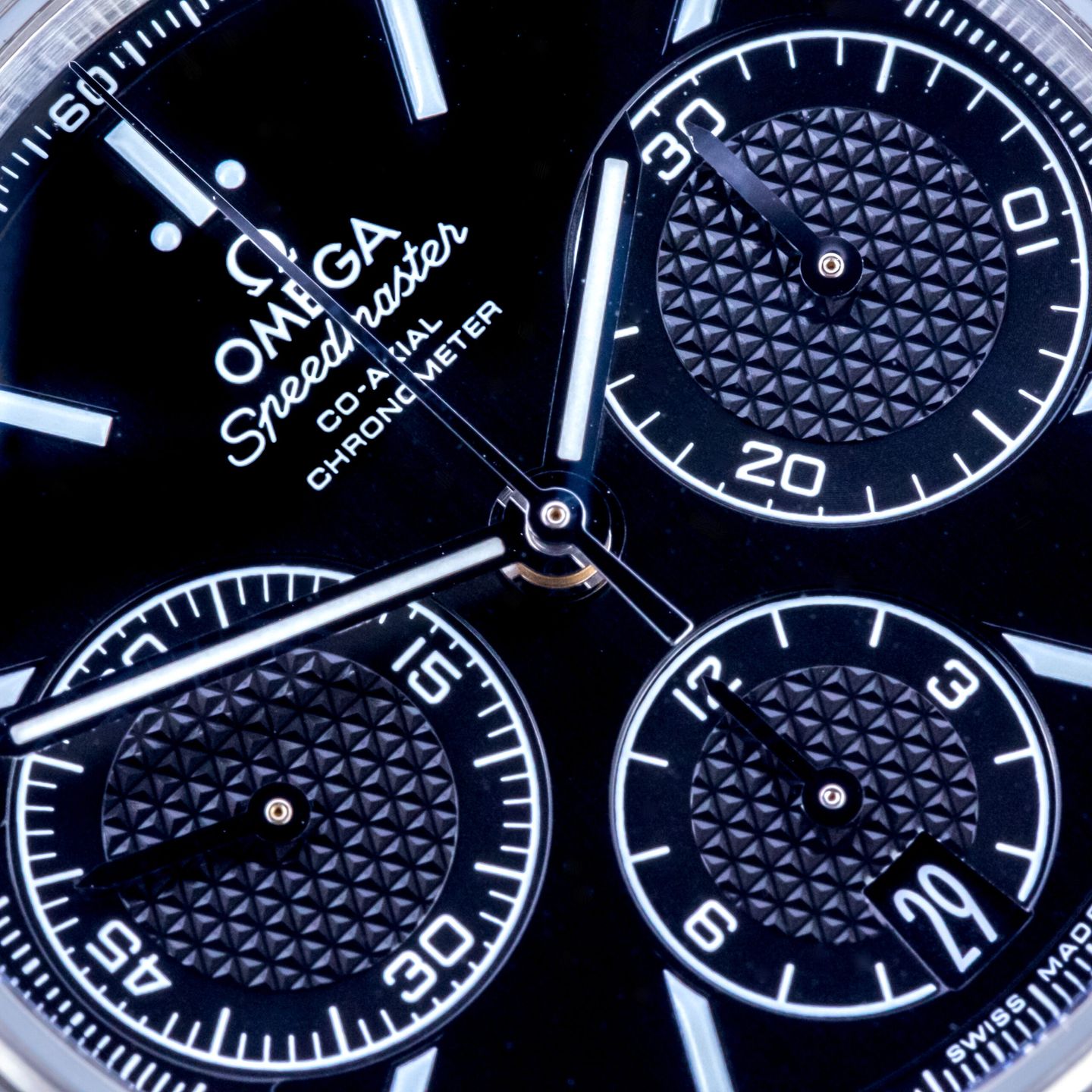 Omega Speedmaster Racing 326.30.40.50.01.002 (Unknown (random serial)) - Black dial 40 mm Steel case (2/8)