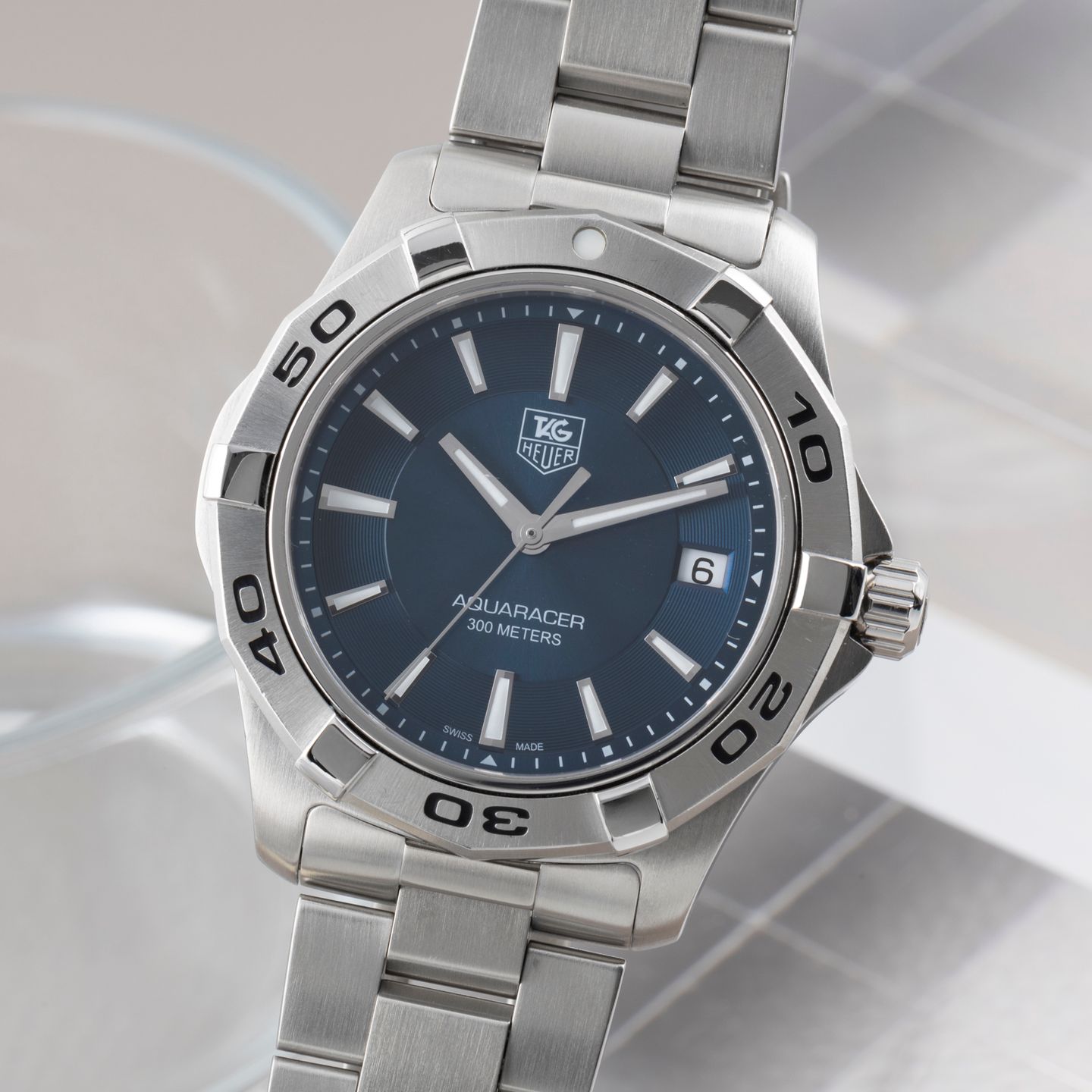 TAG Heuer Aquaracer 300M WAP1112 (2016) - 39 mm Steel case (3/8)