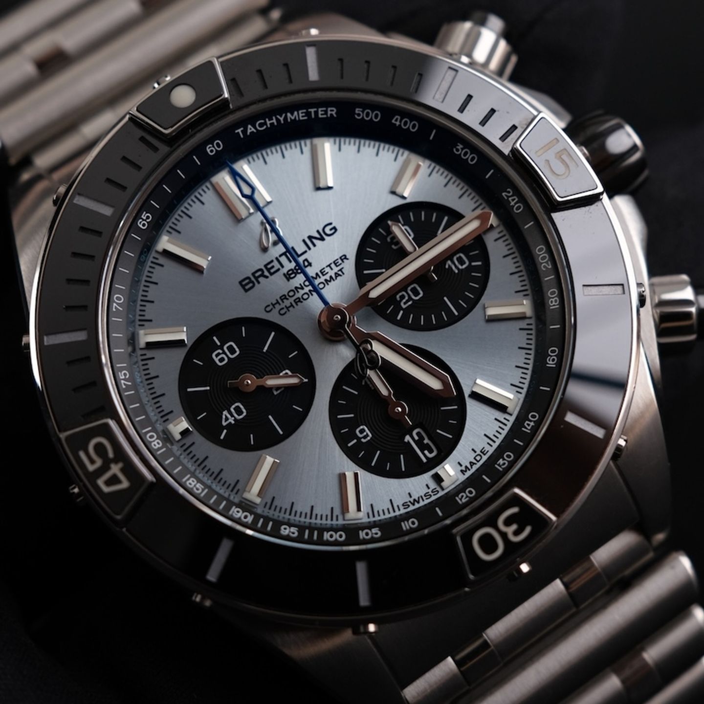 Breitling Chronomat PB0136251C1S1 (2022) - Blue dial 44 mm Steel case (7/8)