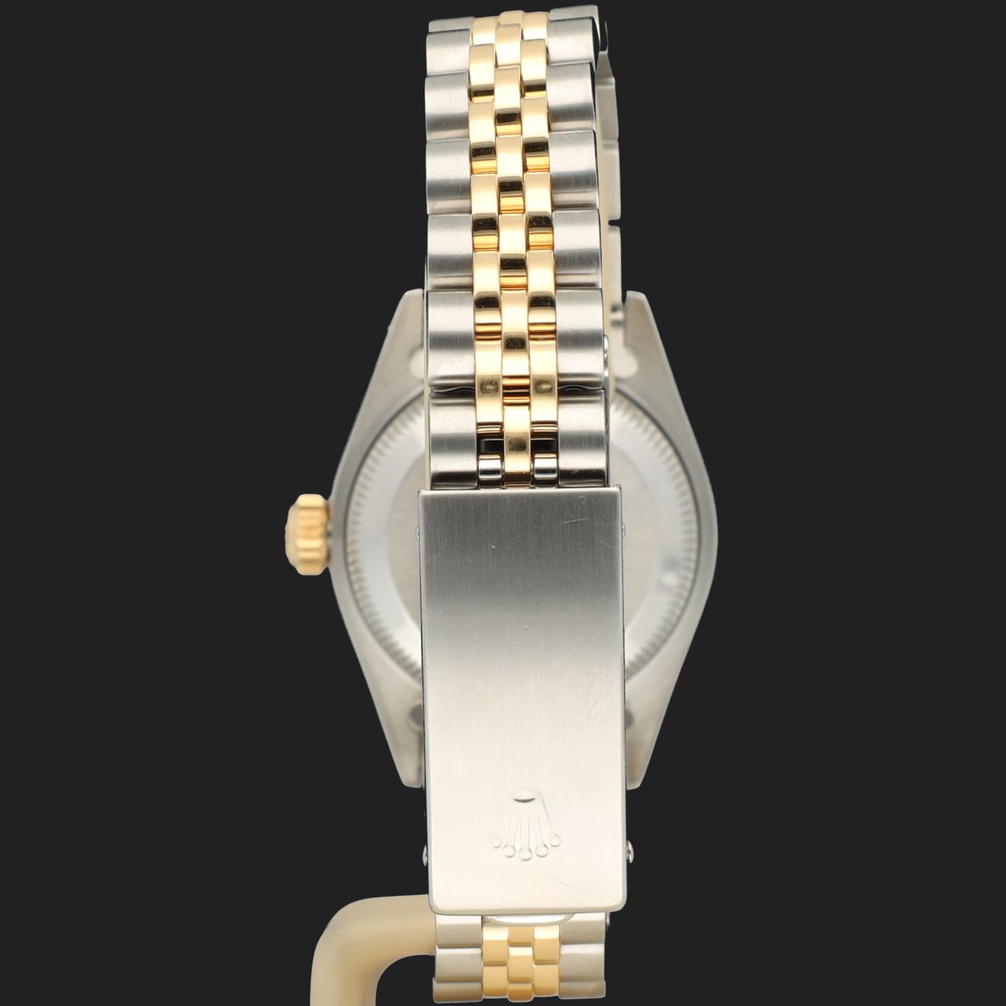 Rolex Lady-Datejust 69173 (Unknown (random serial)) - Champagne dial 26 mm Gold/Steel case (6/8)