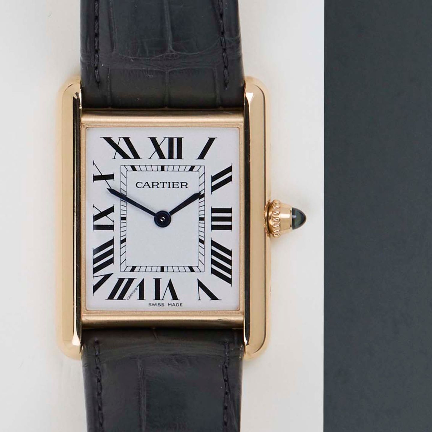 Cartier Tank Louis Cartier WGTA0067 (2024) - White dial 34 mm Yellow Gold case (5/8)