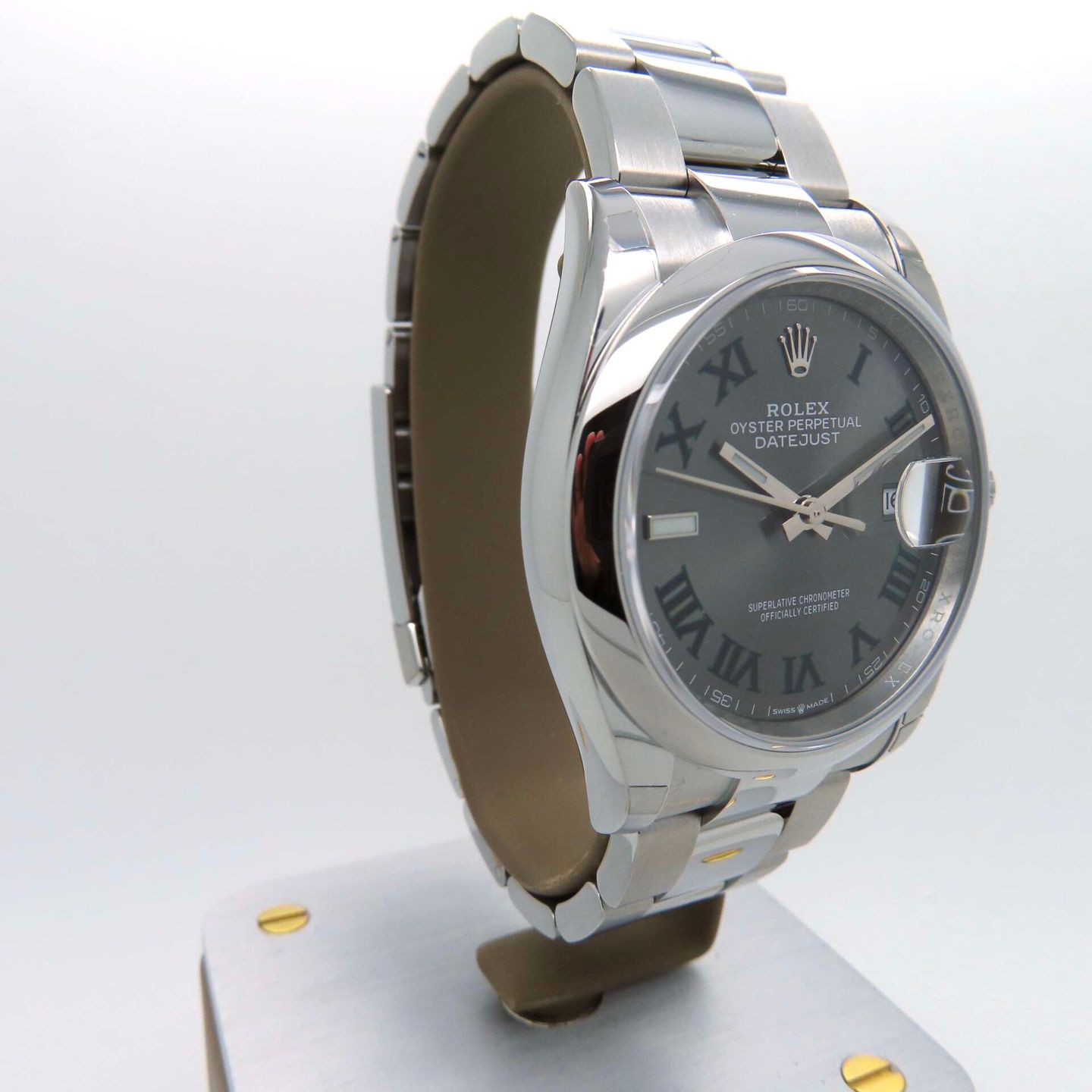 Rolex Datejust 36 126200 (2022) - Grey dial 36 mm Steel case (4/8)