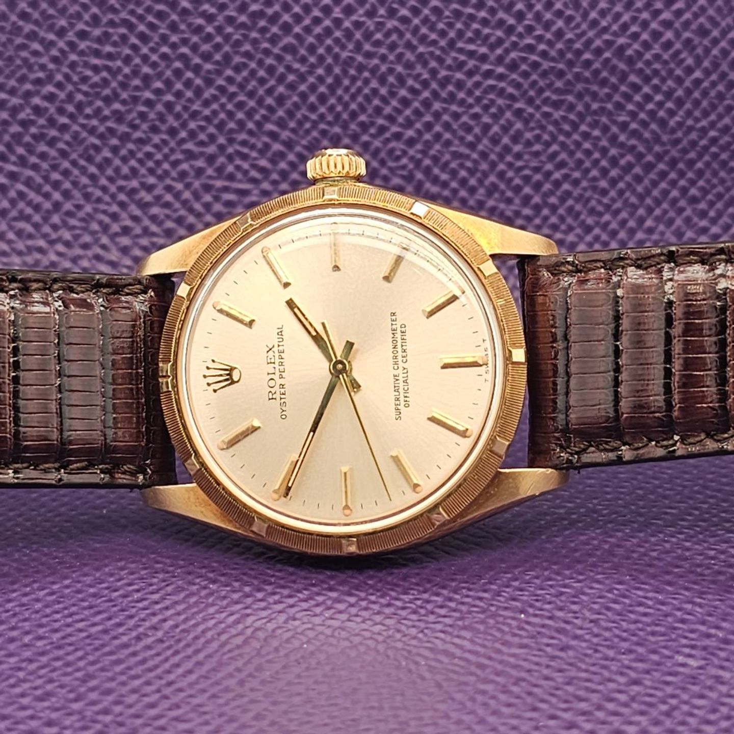 Rolex Oyster Perpetual 1003 (1973) - Zilver wijzerplaat 34mm Staal (1/5)