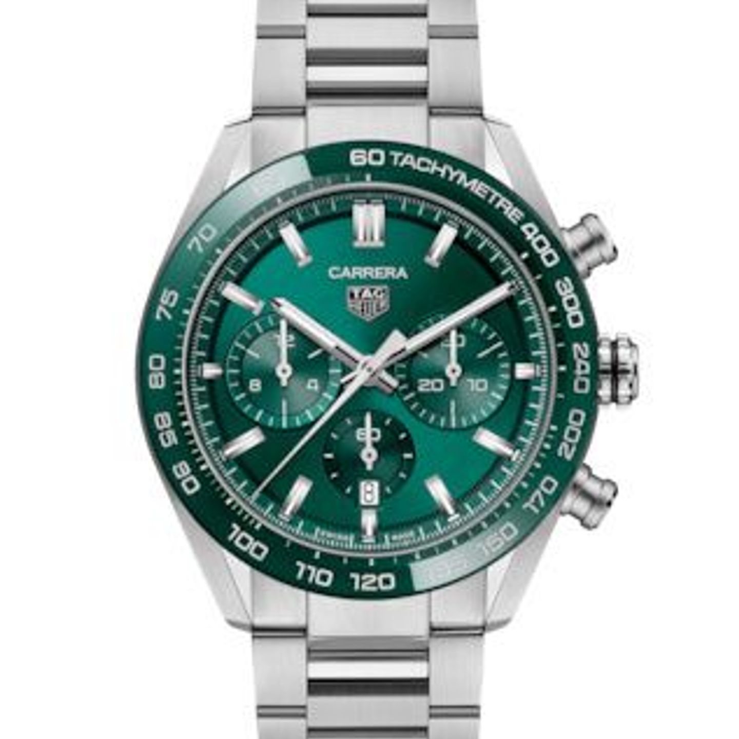TAG Heuer Carrera CBN2A1N.BA0643 (2023) - Green dial 44 mm Steel case (1/1)
