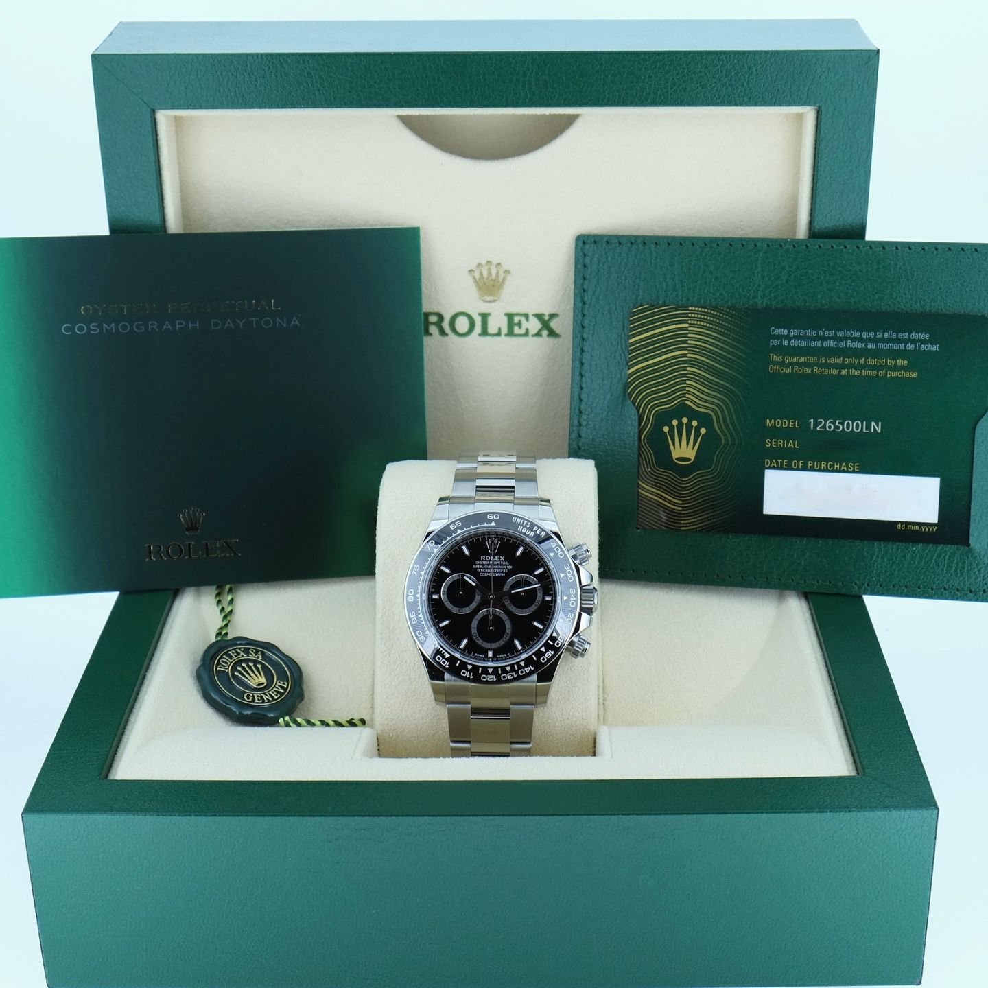 Rolex Daytona 126500LN (2024) - Black dial 40 mm Steel case (4/6)