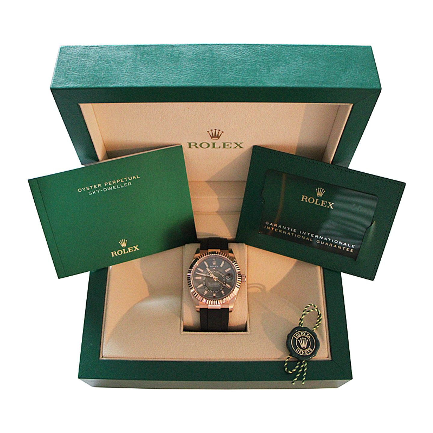 Rolex Sky-Dweller 336235 (2023) - Grey dial 42 mm Rose Gold case (4/4)