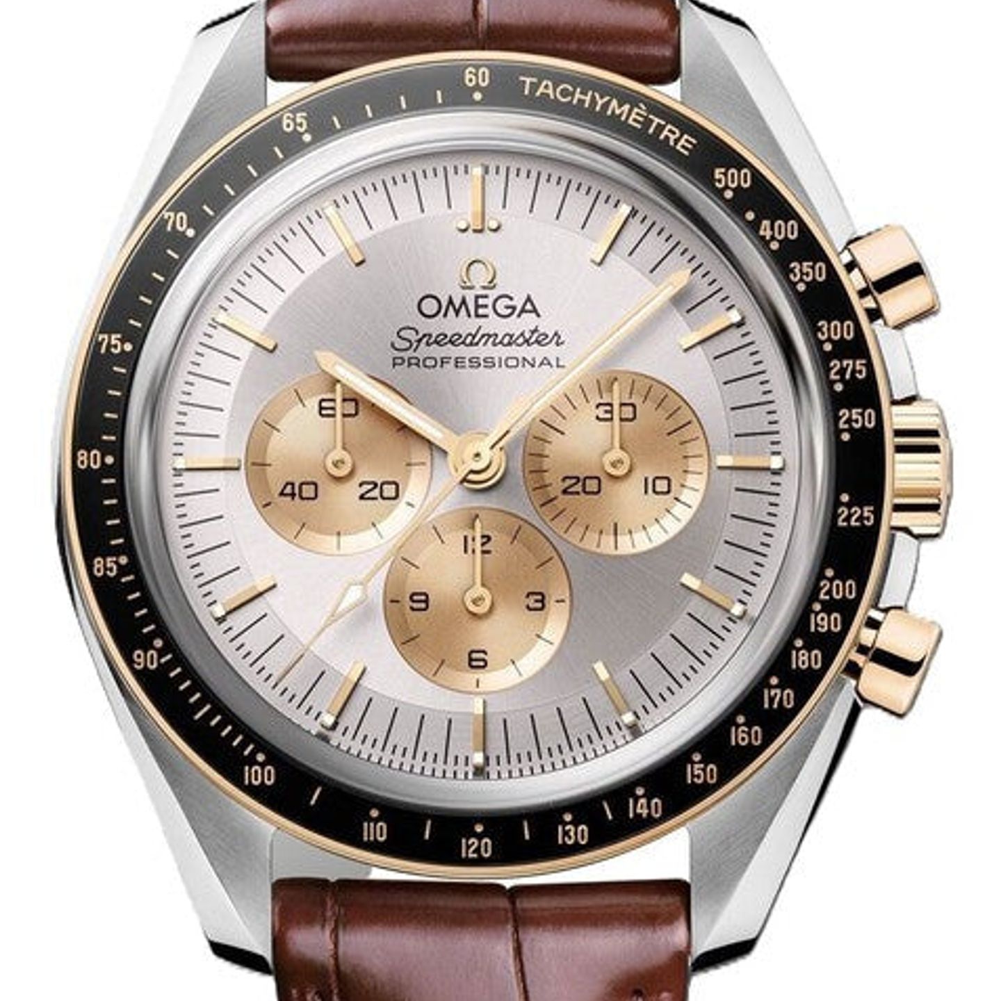 Omega Speedmaster Professional Moonwatch 310.23.42.50.02.001 (2025) - Silver dial 42 mm Gold/Steel case (1/1)