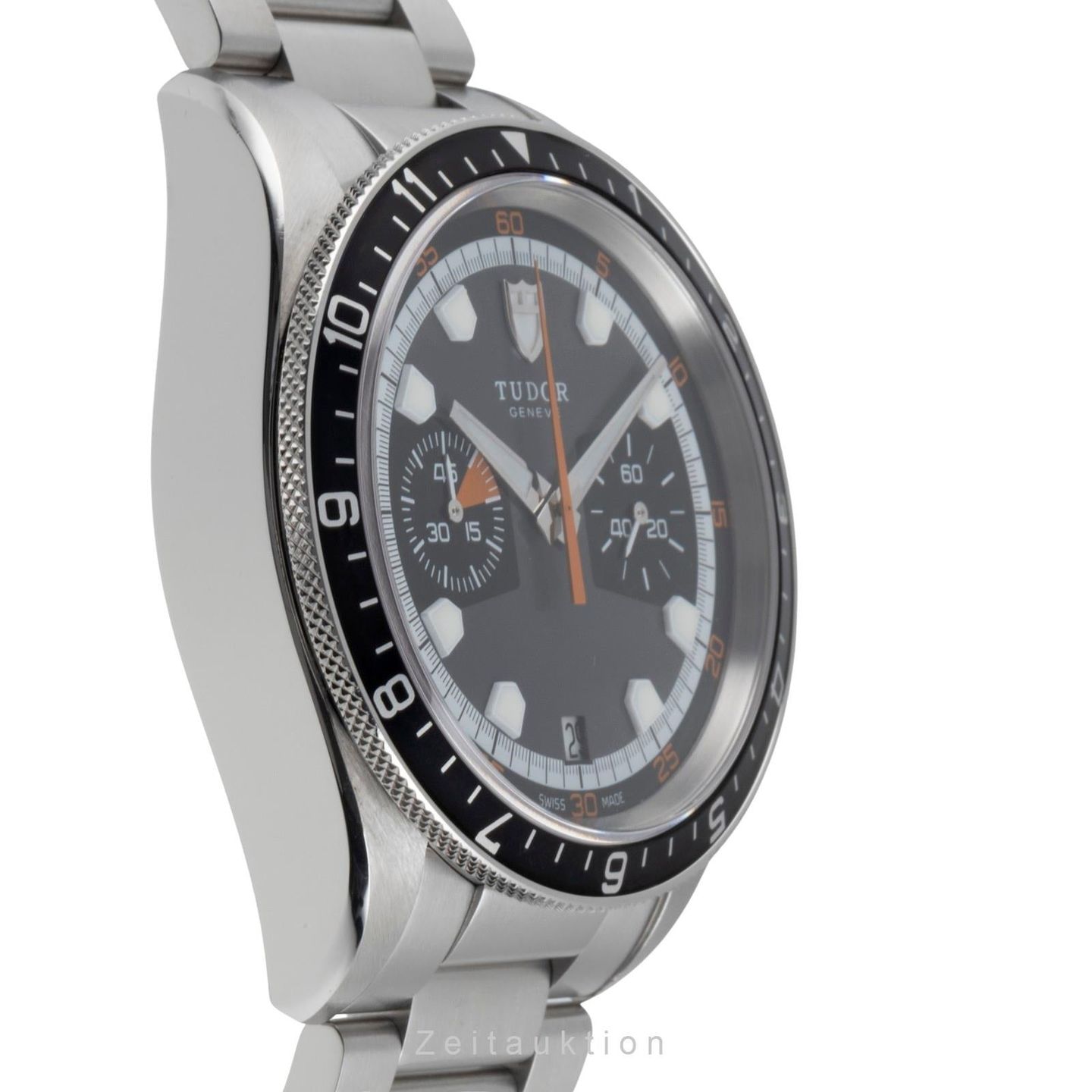 Tudor Heritage Chrono 70330N (Onbekend (willekeurig serienummer)) - Grijs wijzerplaat 42mm Staal (6/8)