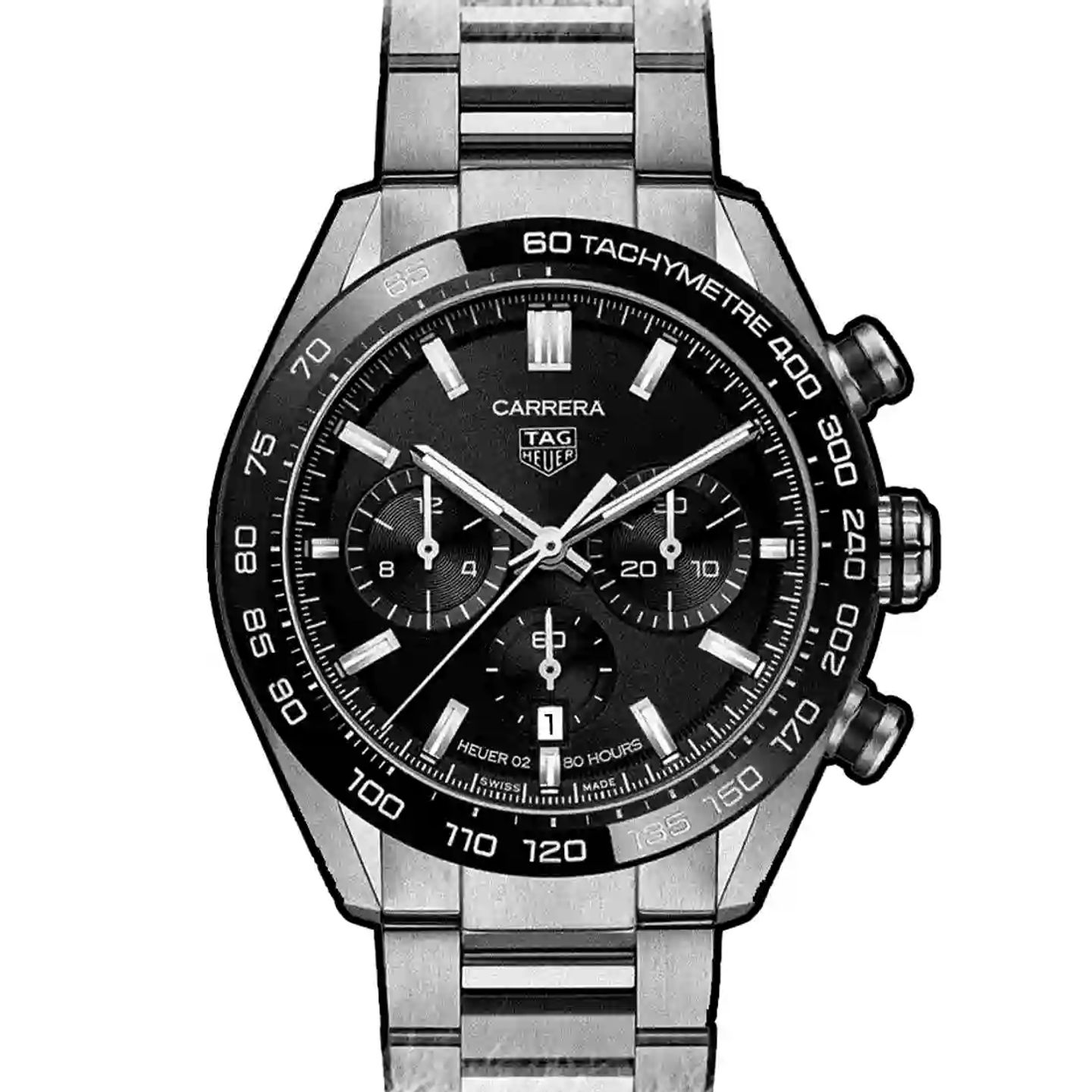 TAG Heuer Carrera CBN2A1B.BA0643 (2025) - Black dial 44 mm Steel case (2/3)
