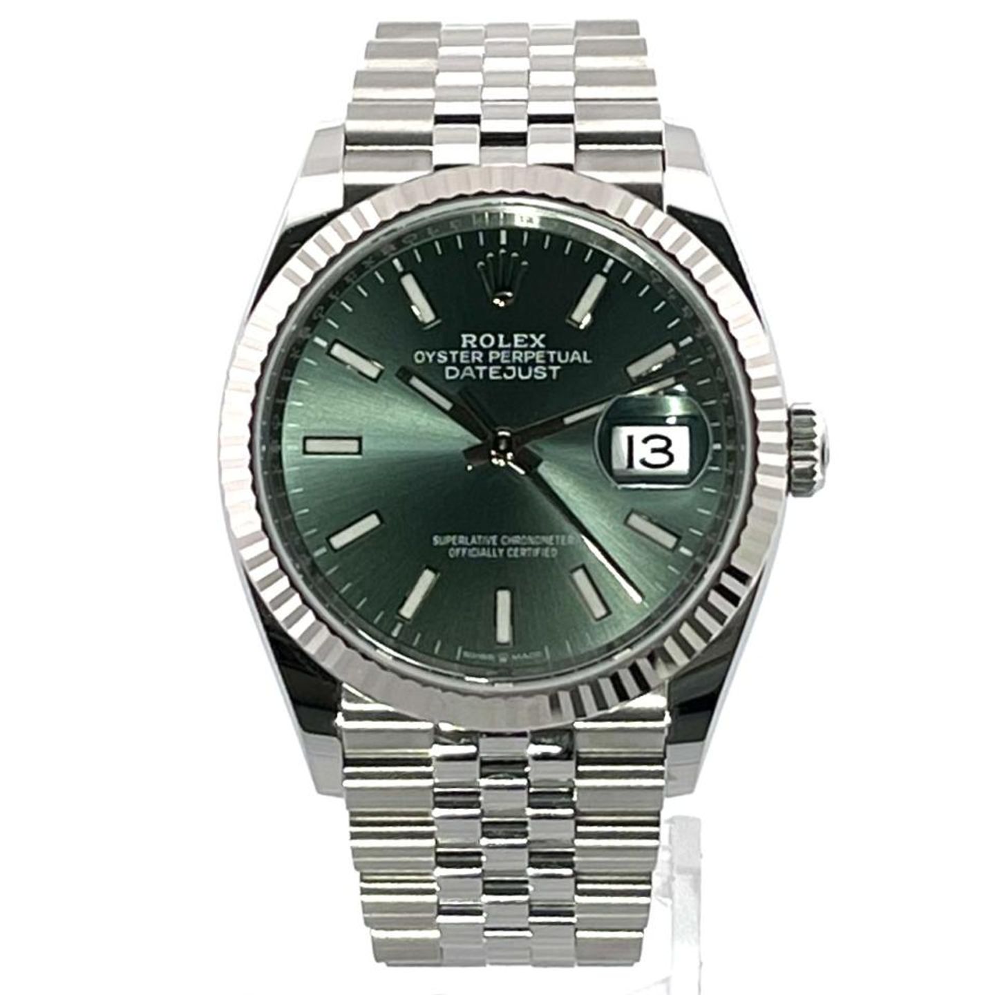 Rolex Datejust 36 126234 (2024) - Green dial 36 mm Steel case (2/8)