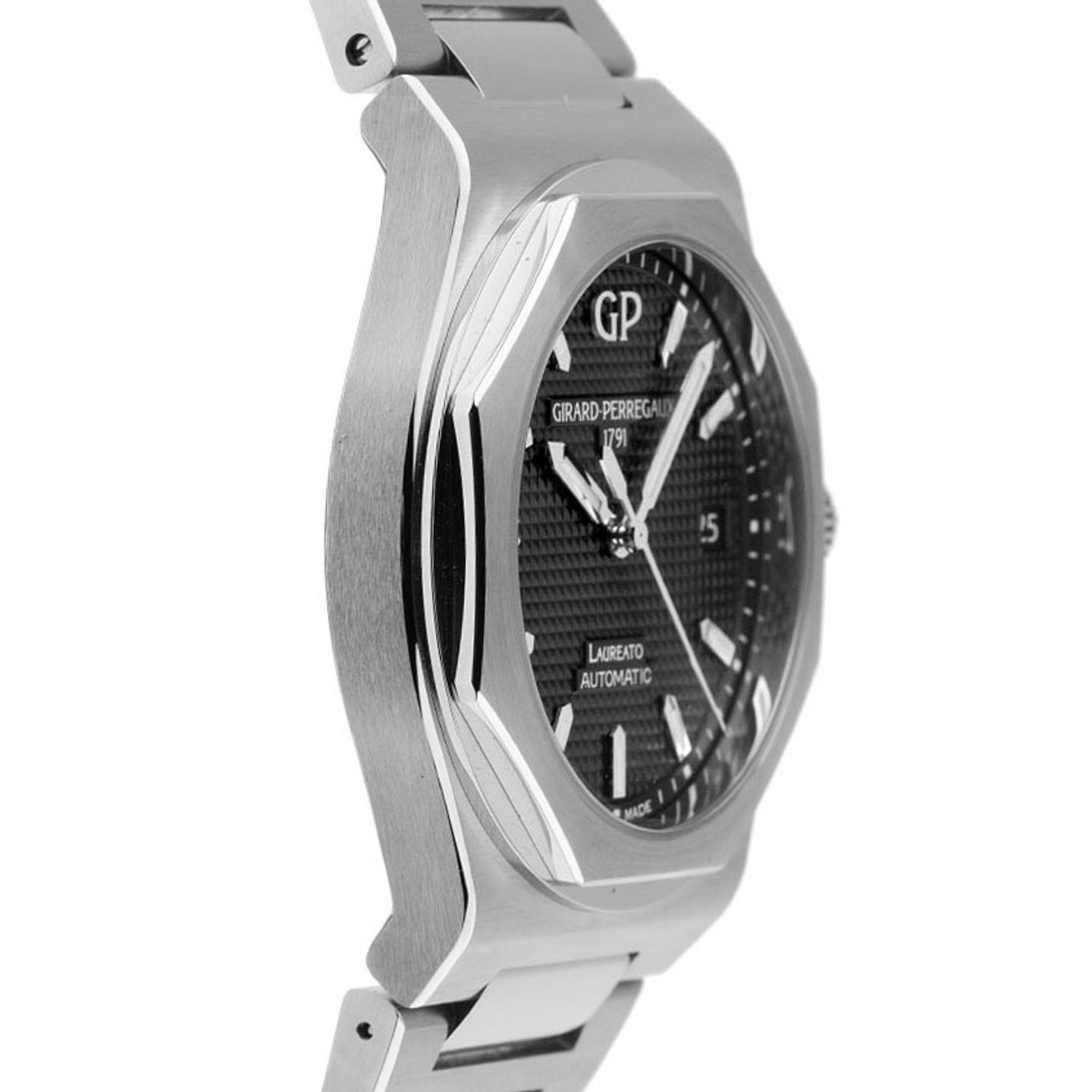 Girard-Perregaux Laureato 81010-11-634-11A (2025) - Black dial 43 mm Steel case (5/7)
