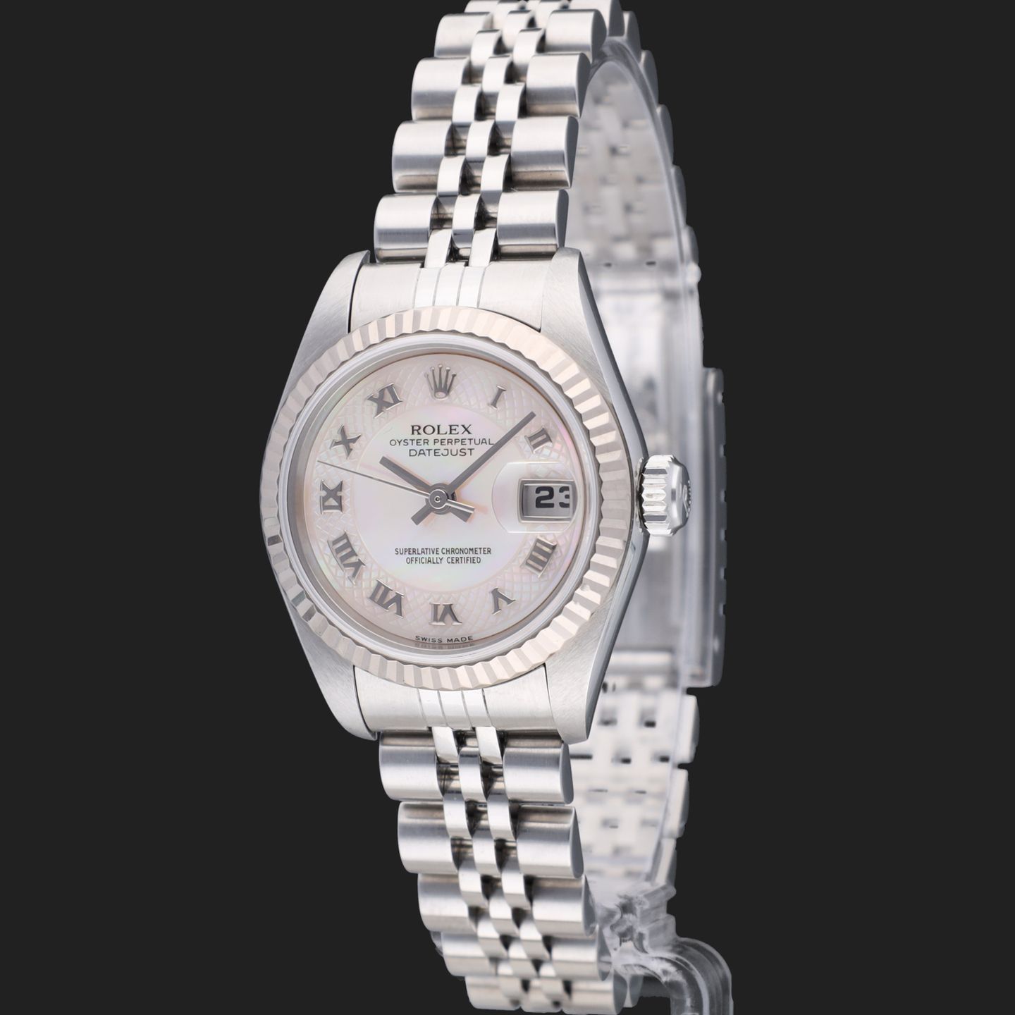 Rolex Lady-Datejust 179174 (2004) - 26mm Staal (1/8)