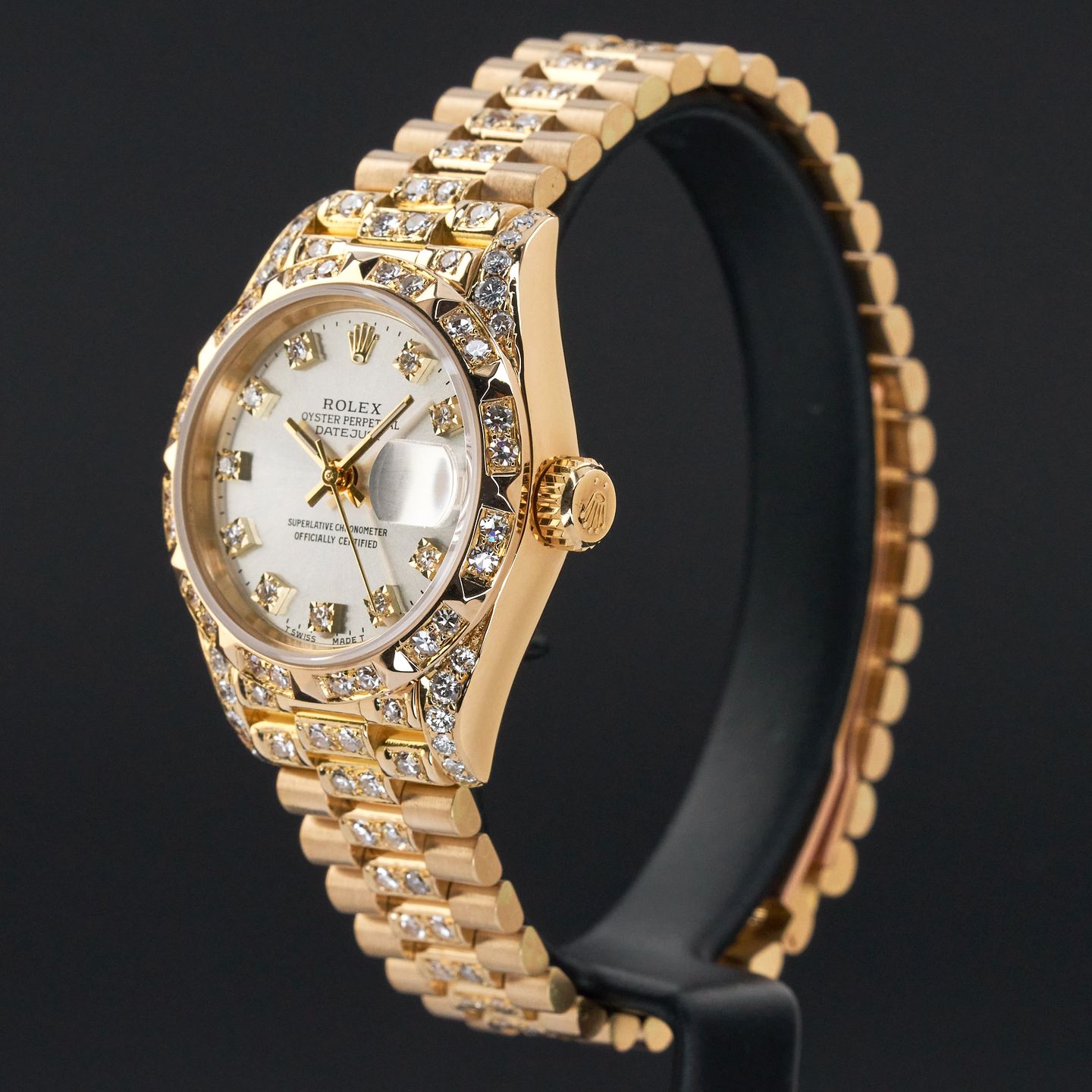 Rolex Lady-Datejust 69178 (1991) - 26 mm Yellow Gold case (4/8)