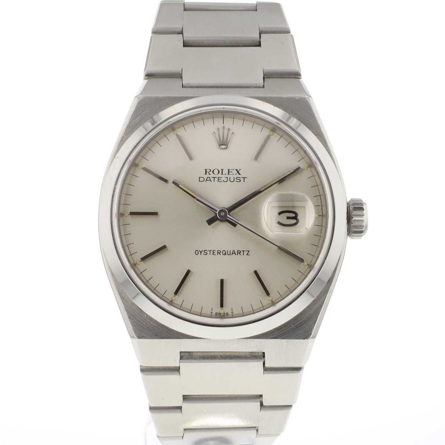 Rolex Datejust Oysterquartz 17000 (1978) - 36mm Staal (1/5)