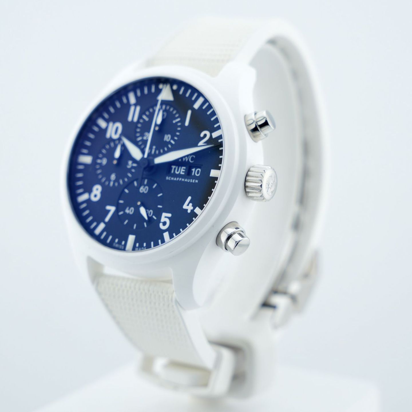 IWC Pilot Chronograph Top Gun IW389105 (2022) - Zwart wijzerplaat 44mm Keramiek (2/8)