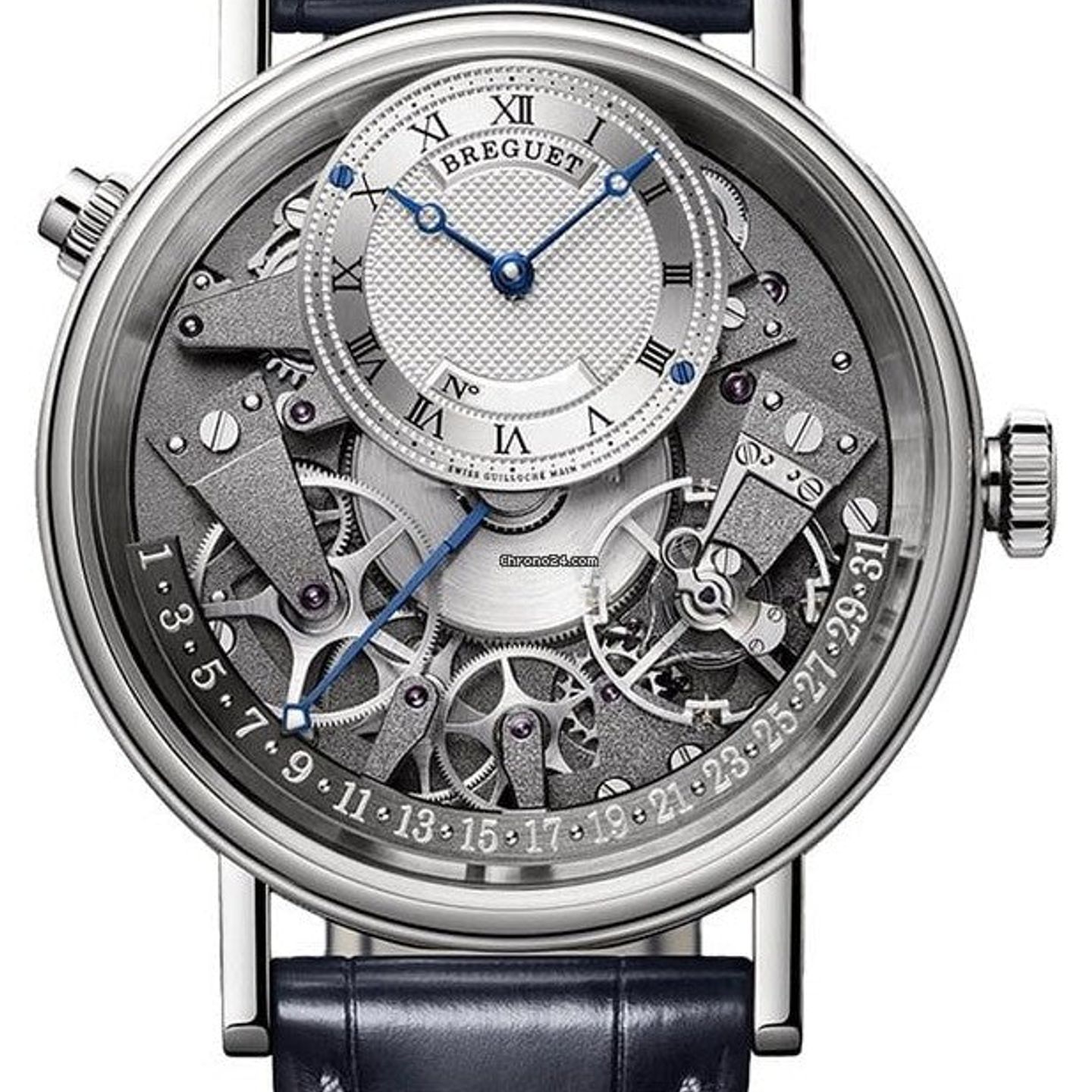 Breguet Tradition 7597BB/G1/9WU (2026) - Zilver wijzerplaat 40mm Witgoud (1/1)