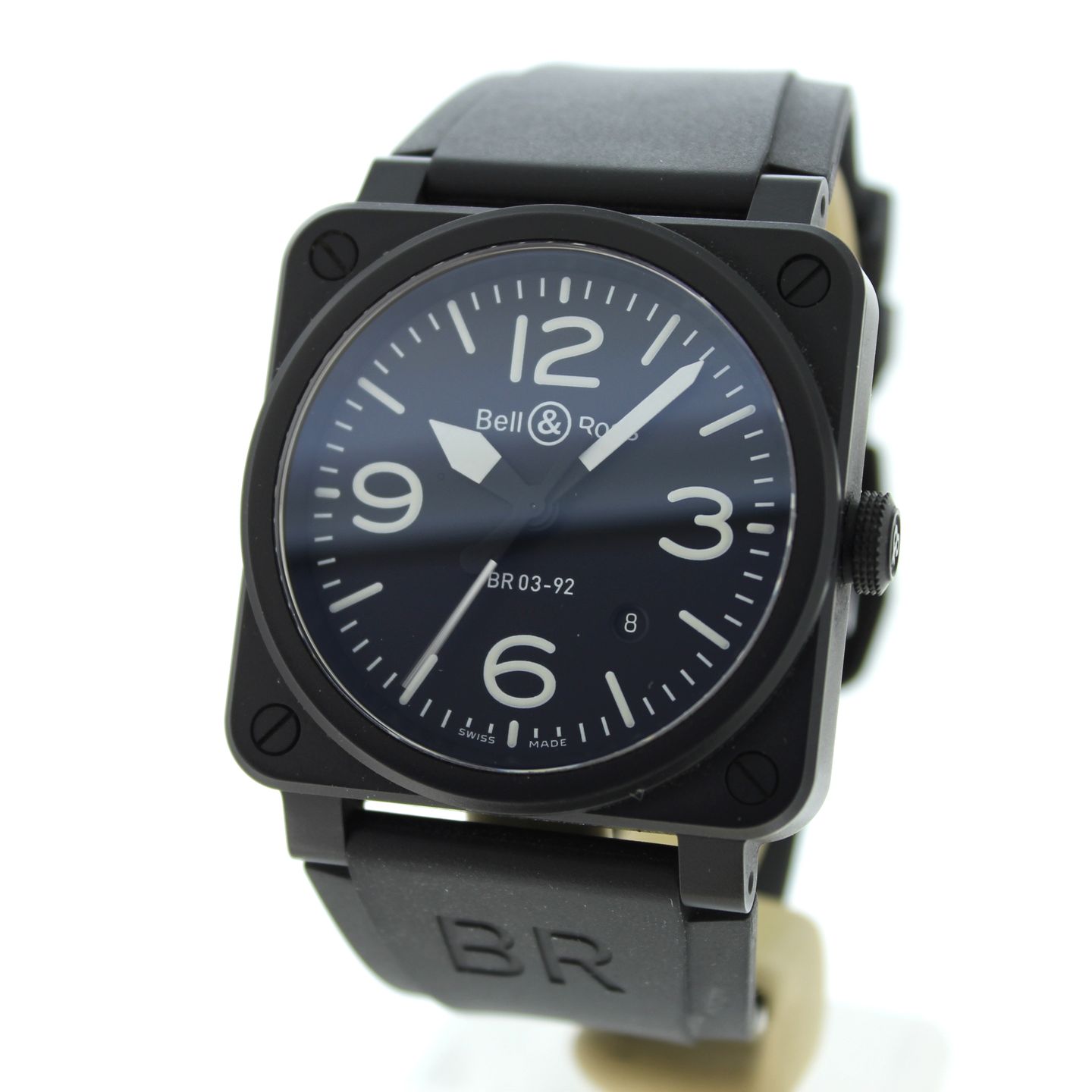Bell & Ross BR 03-92 Ceramic BR0392-BL-CE (2023) - Zwart wijzerplaat 42mm Keramiek (3/6)