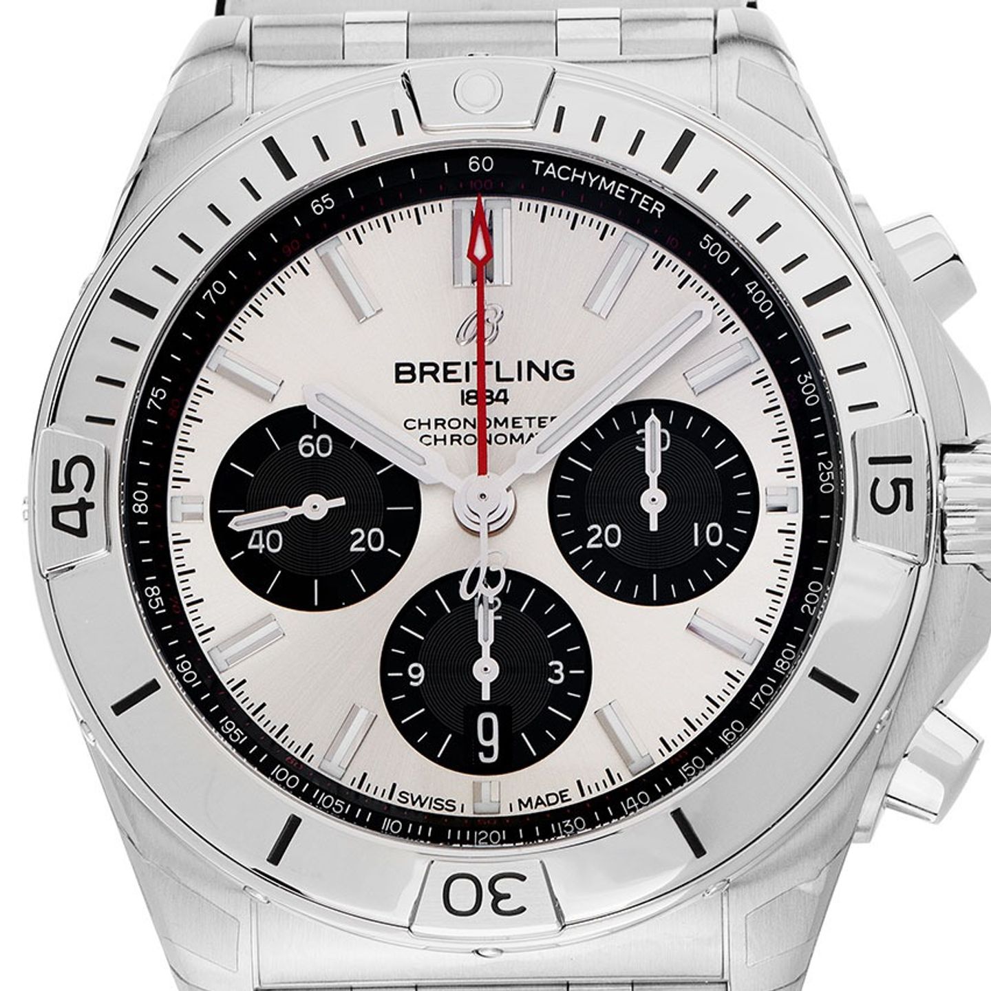 Breitling Chronomat 42 AB0134101G1A1 (2025) - Silver dial 42 mm Steel case (1/7)
