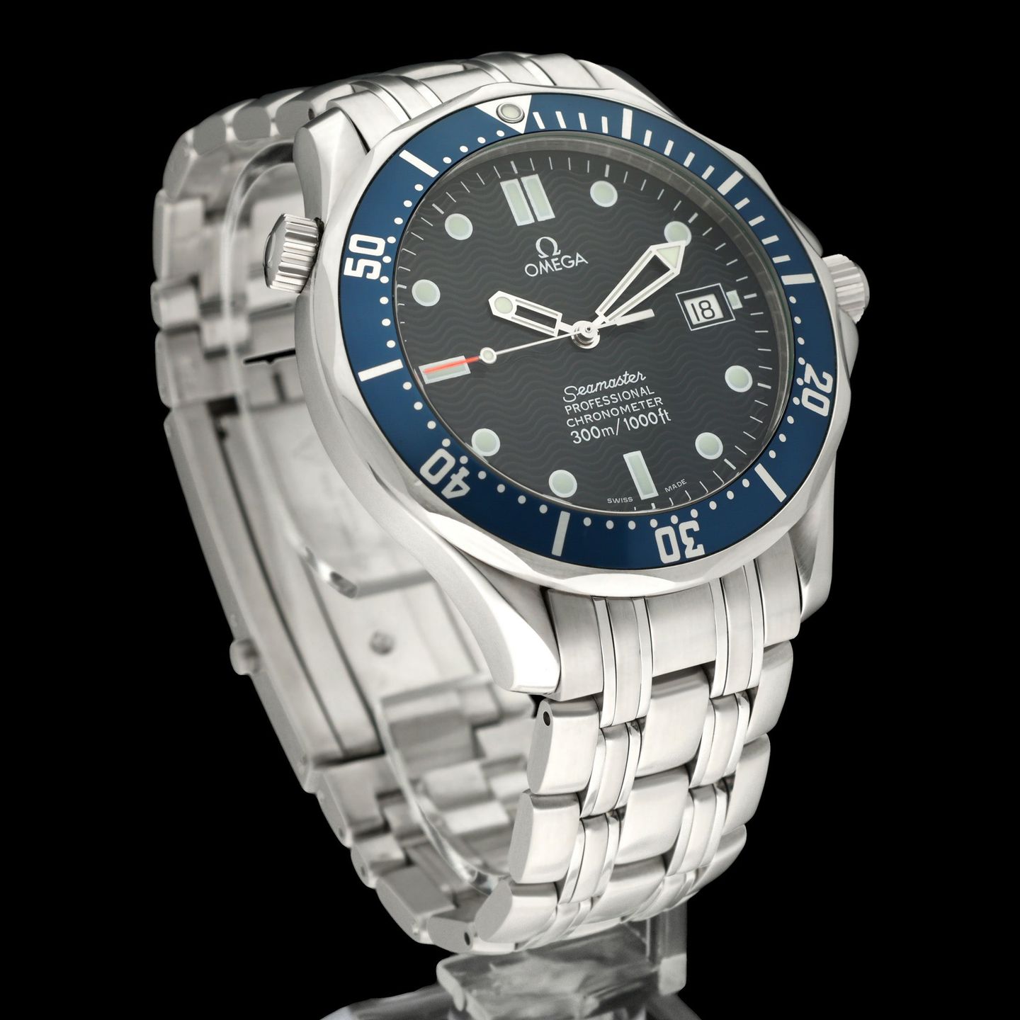 Omega Seamaster Diver 300 M 2531.80.00 (1999) - Blue dial 41 mm Steel case (4/8)