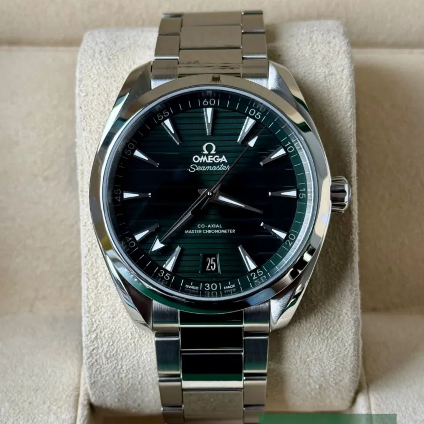 Omega Seamaster Aqua Terra 220.10.41.21.10.001 (2021) - Groen wijzerplaat 41mm Staal (2/7)