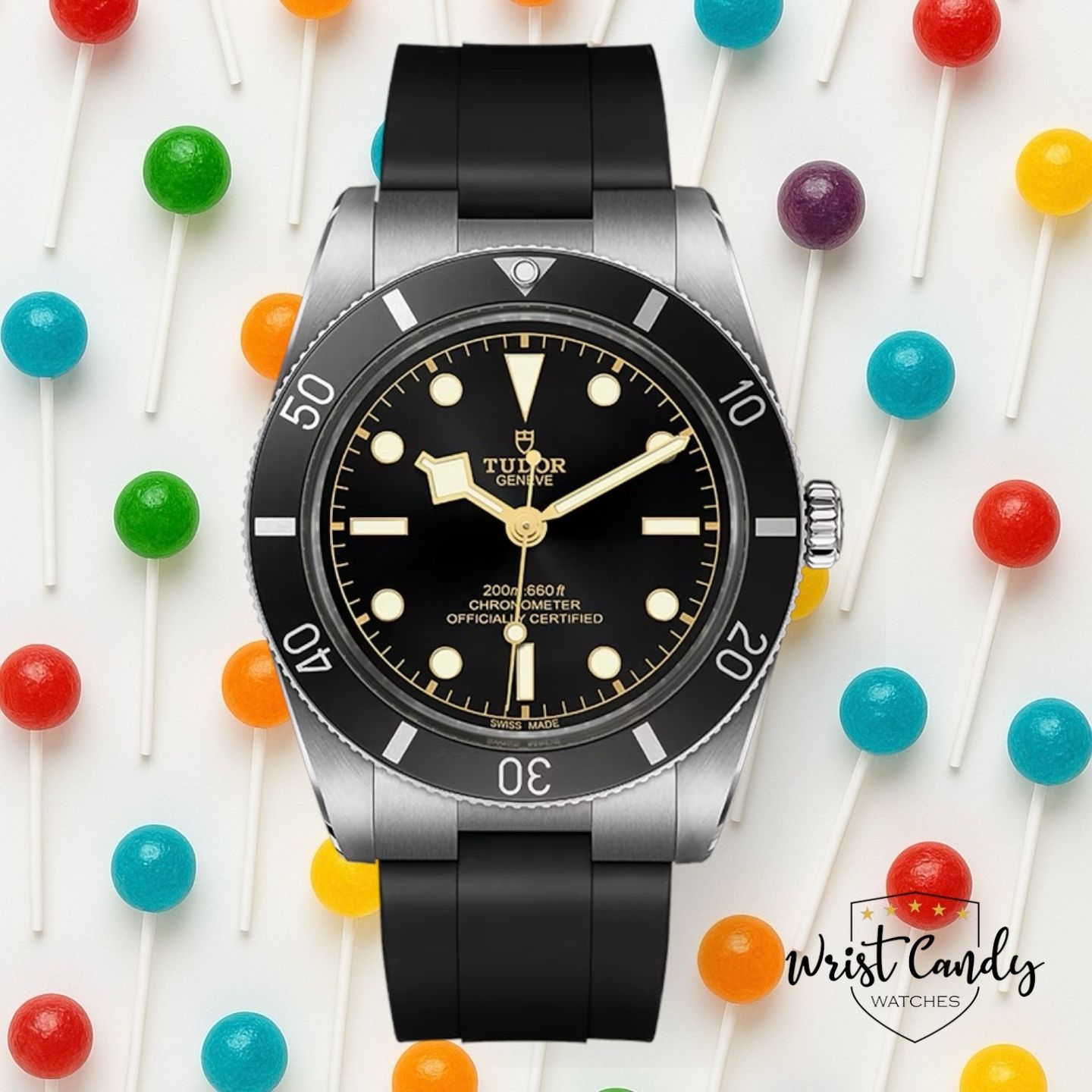 Tudor Black Bay 54 79000N (Unknown (random serial)) - Black dial 37 mm Steel case (1/8)