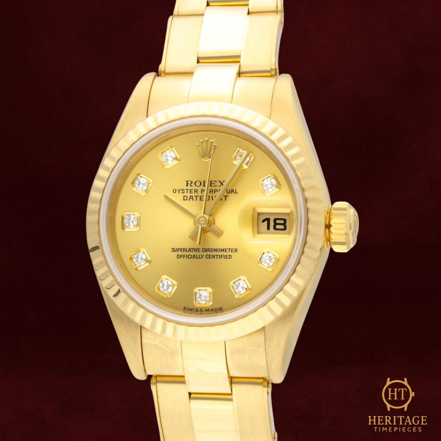 Rolex Lady-Datejust 79178 (Unknown (random serial)) - 26 mm Yellow Gold case (2/8)