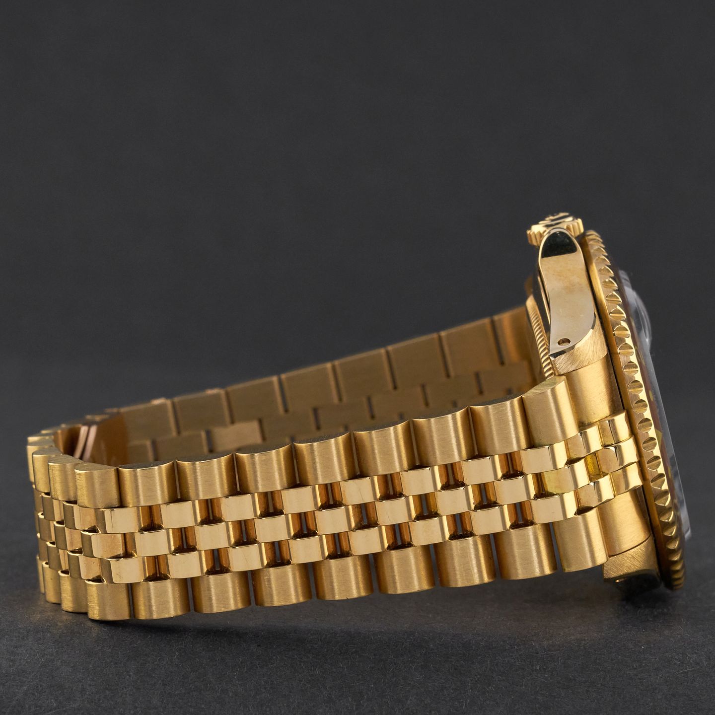 Rolex GMT-Master II 16718 (1991) - Bruin wijzerplaat 40mm Geelgoud (6/8)