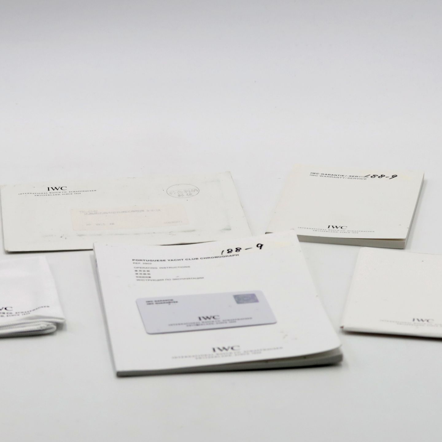 IWC Portuguese Yacht Club Chronograph IW390211 (Onbekend (willekeurig serienummer)) - Zwart wijzerplaat 45mm Staal (5/8)