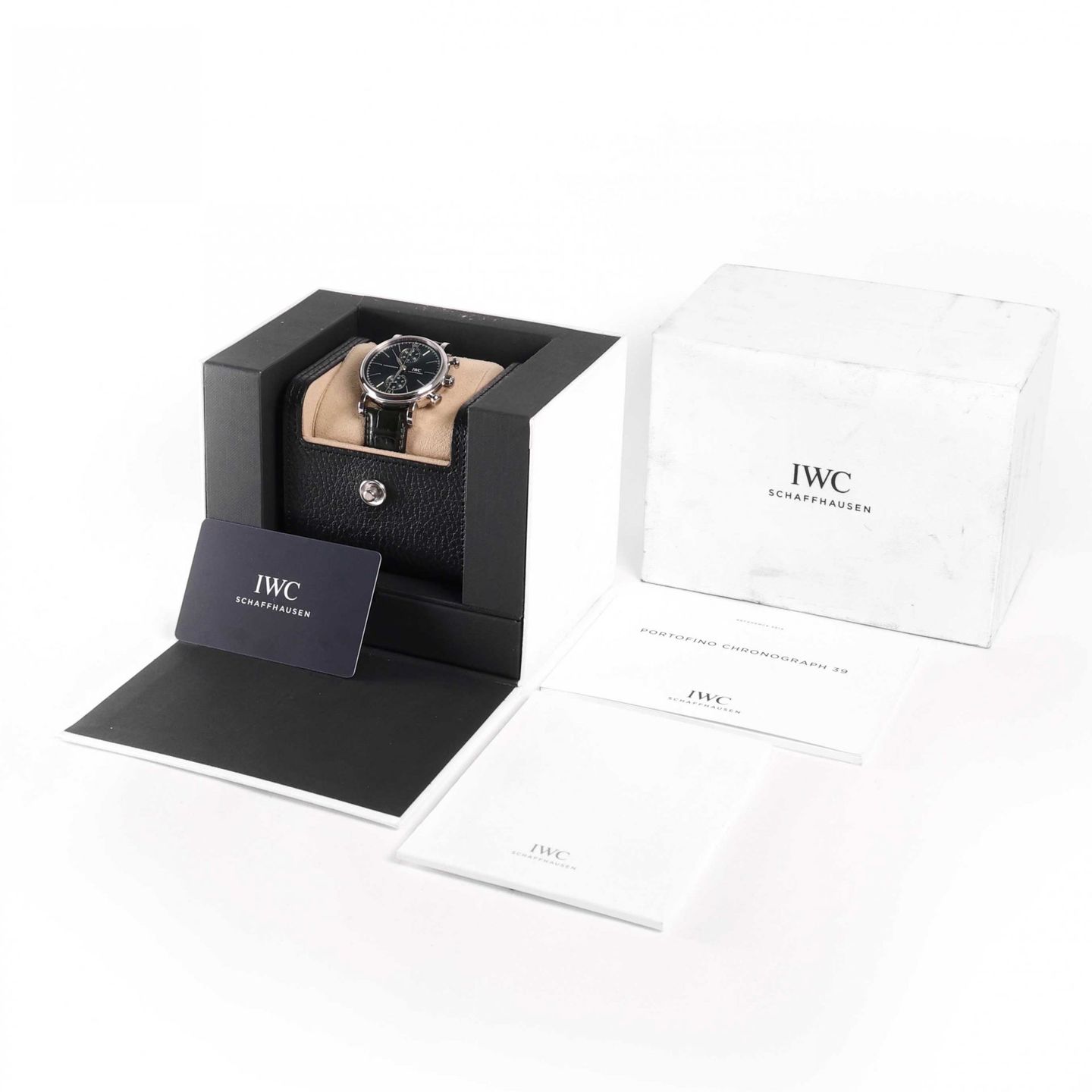 IWC Portofino Chronograph IW391405 (2021) - Green dial 39 mm Steel case (3/3)