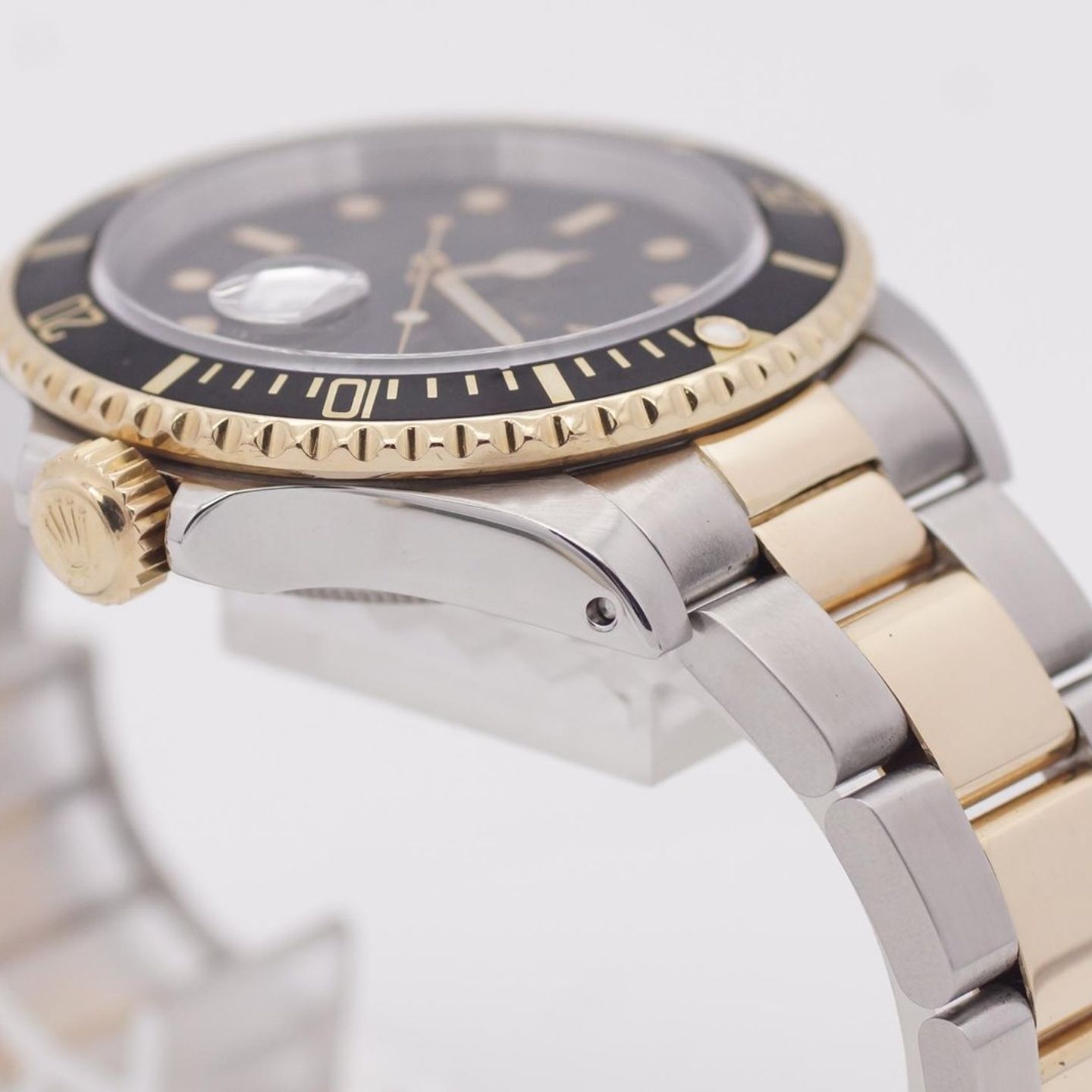 Rolex Submariner Date 116613 (1993) - Black dial 40 mm Gold/Steel case (8/8)