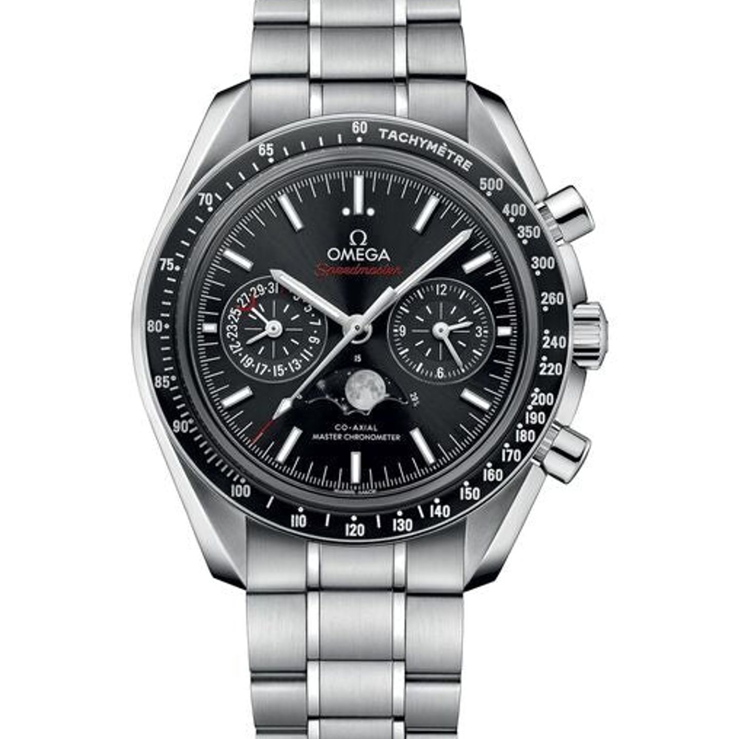 Omega Speedmaster Moonphase 304.30.44.52.01.001 (2025) - Black dial 44 mm Steel case (1/1)