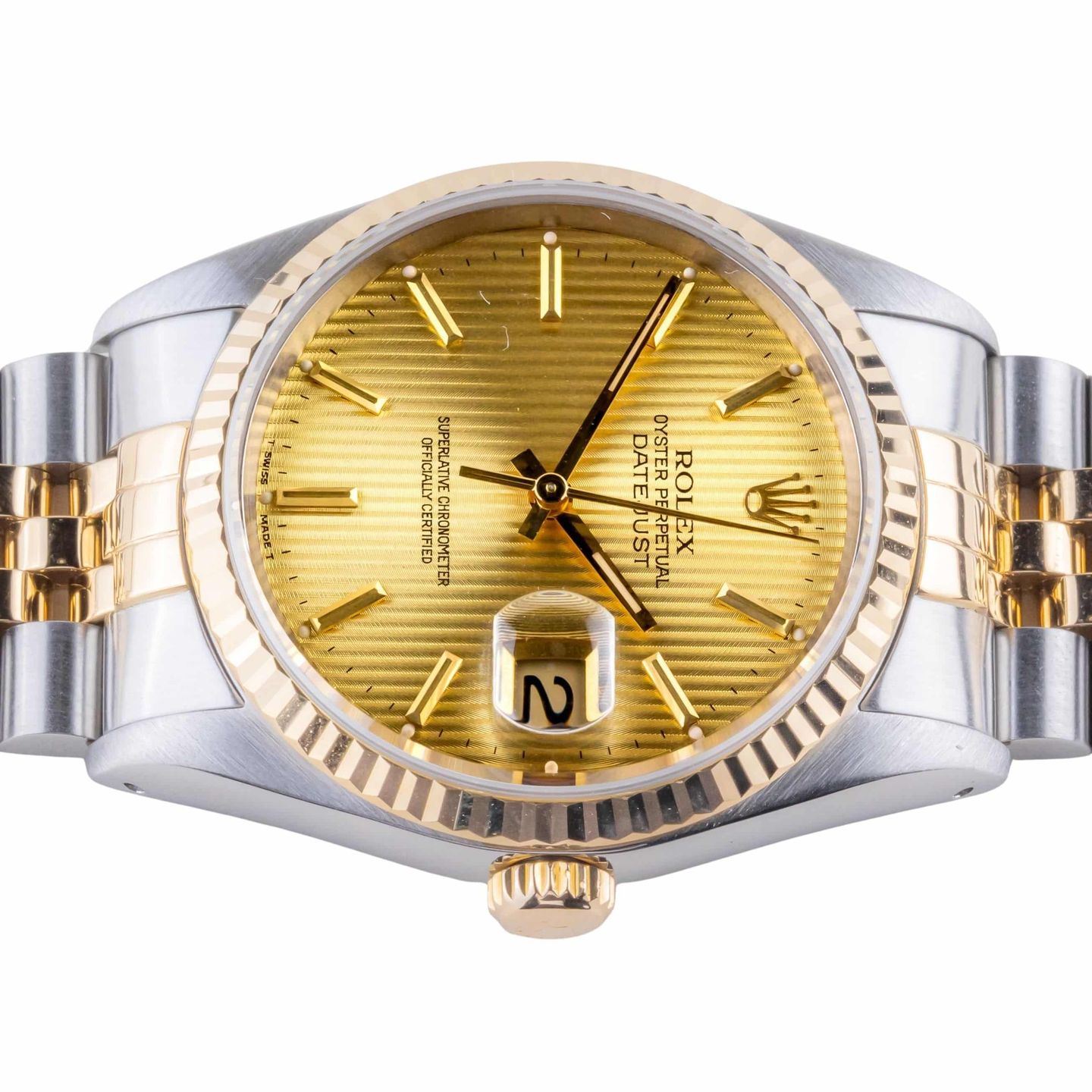 Rolex Datejust 36 16233 (1990) - 36mm Goud/Staal (6/8)