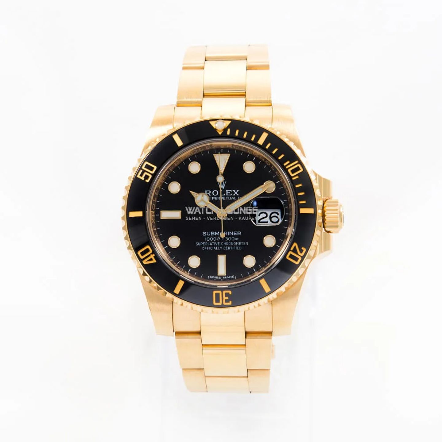 Rolex Submariner Date 116618LN (2020) - 40mm Geelgoud (3/8)