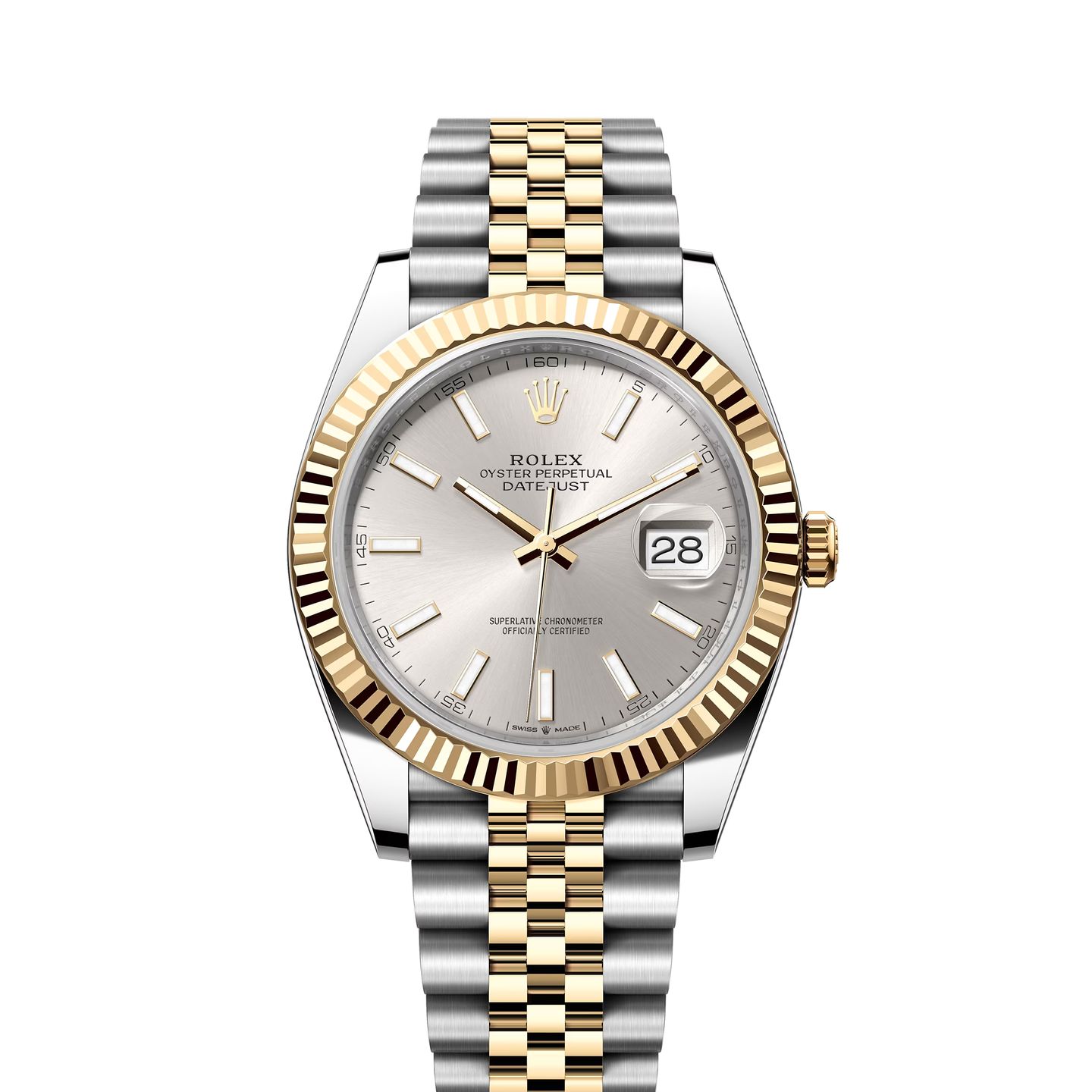 Rolex Datejust 41 126333 (2024) - Silver dial 41 mm Gold/Steel case (1/1)