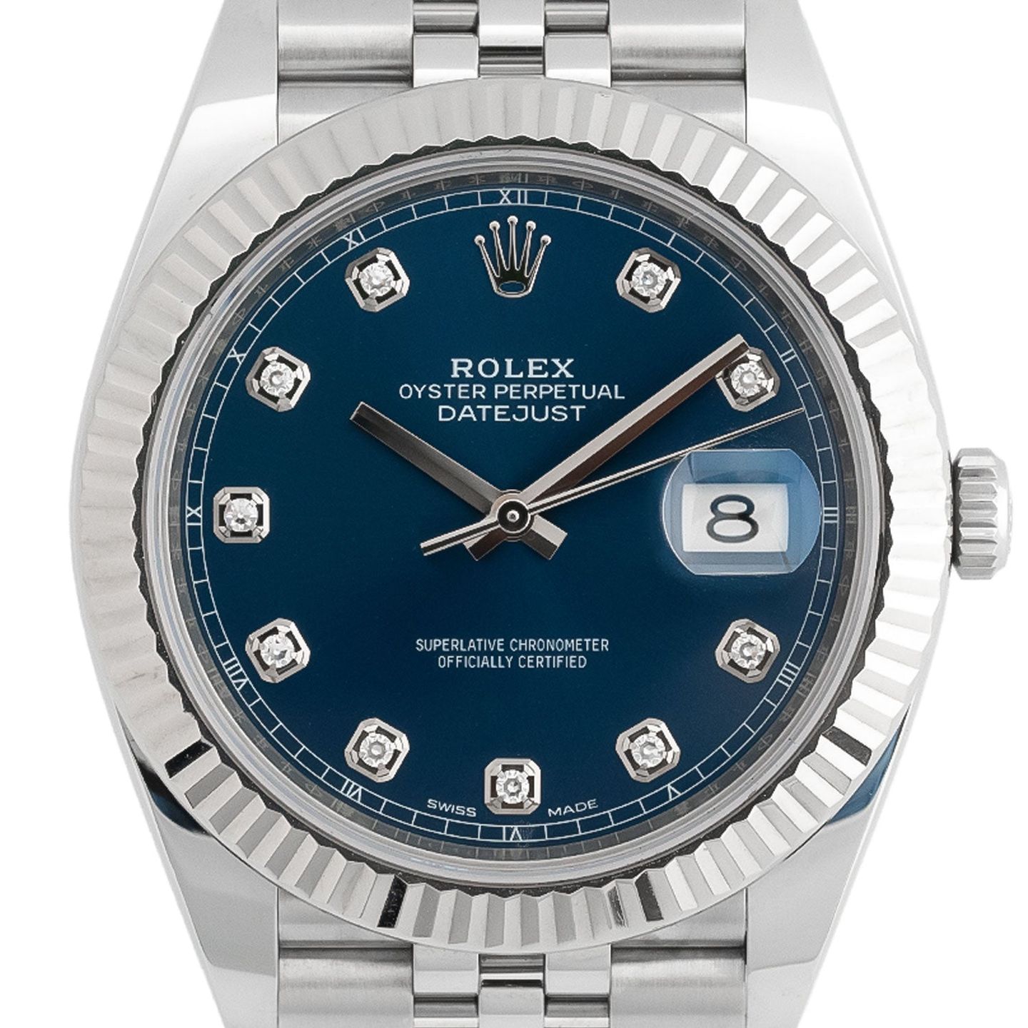 Rolex Datejust 41 126334 (2022) - Blauw wijzerplaat 41mm Staal (2/5)