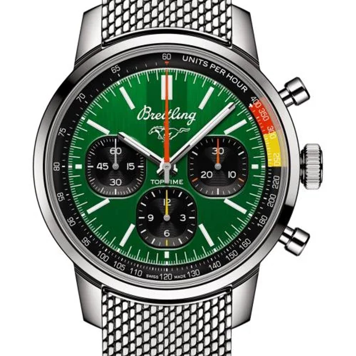 Breitling Top Time AB01762A1L1A1 (2026) - Green dial 41 mm Steel case (1/1)
