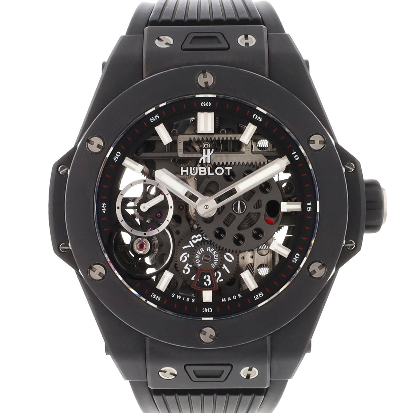 Hublot Big Bang Meca-10 414.CI.1123.RX (2020) - Transparant wijzerplaat 45mm Keramiek (1/3)