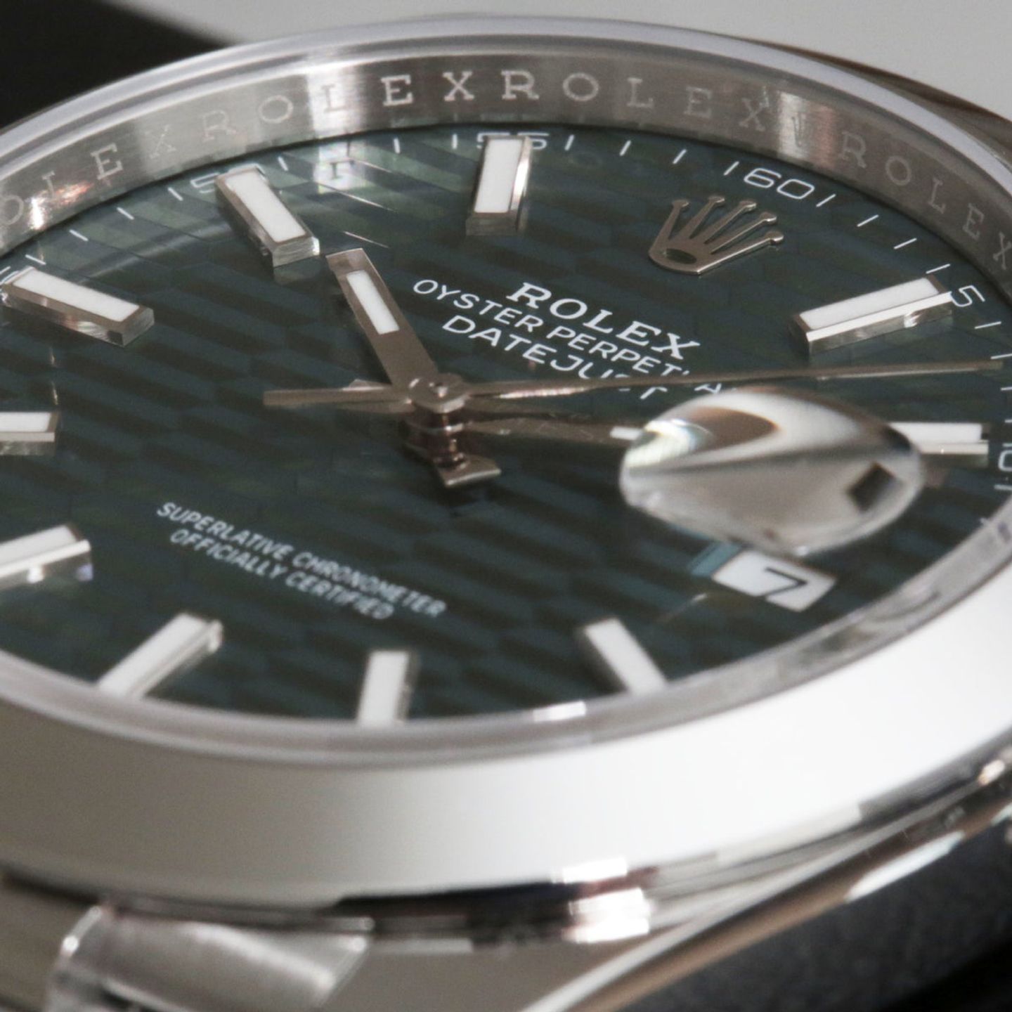 Rolex Datejust 41 126300 (2023) - Groen wijzerplaat 41mm Staal (4/8)