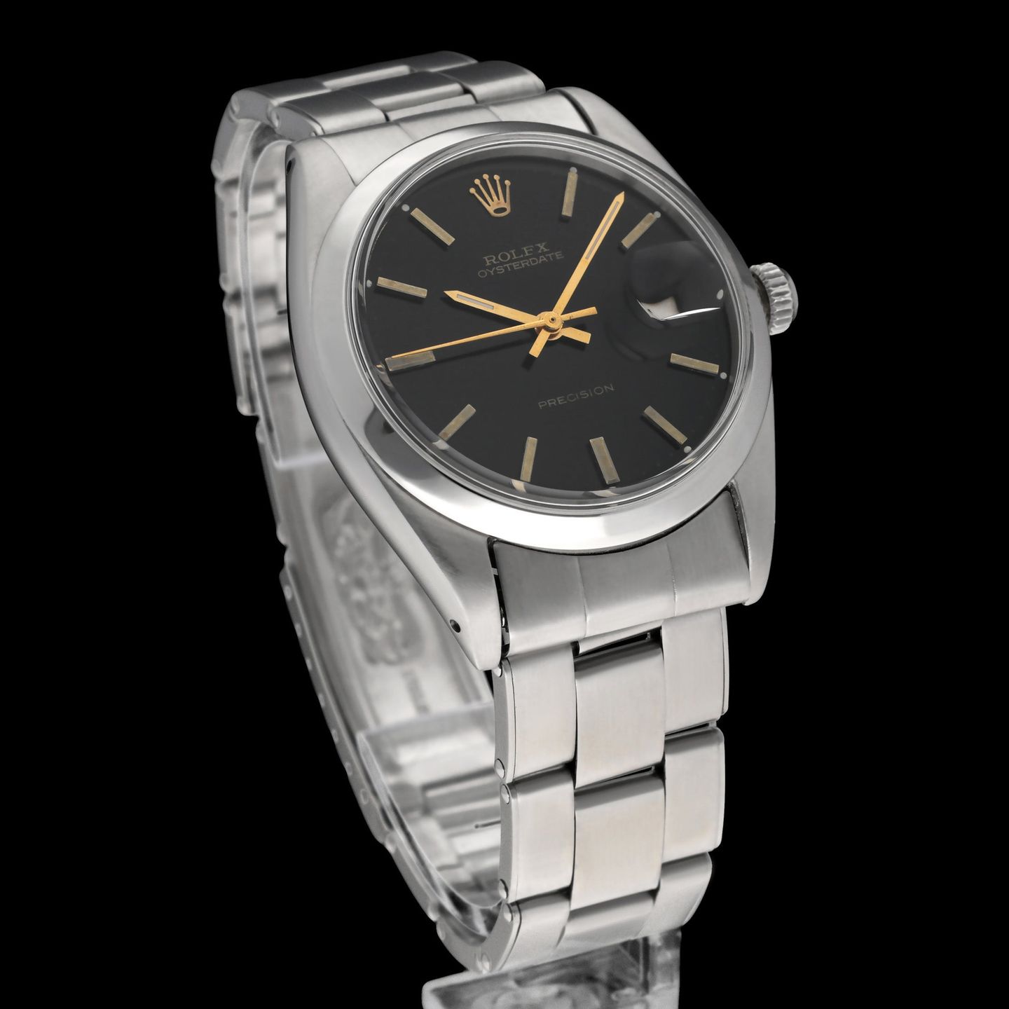Rolex Oyster Precision 6694 (1961) - Black dial 34 mm Steel case (3/7)
