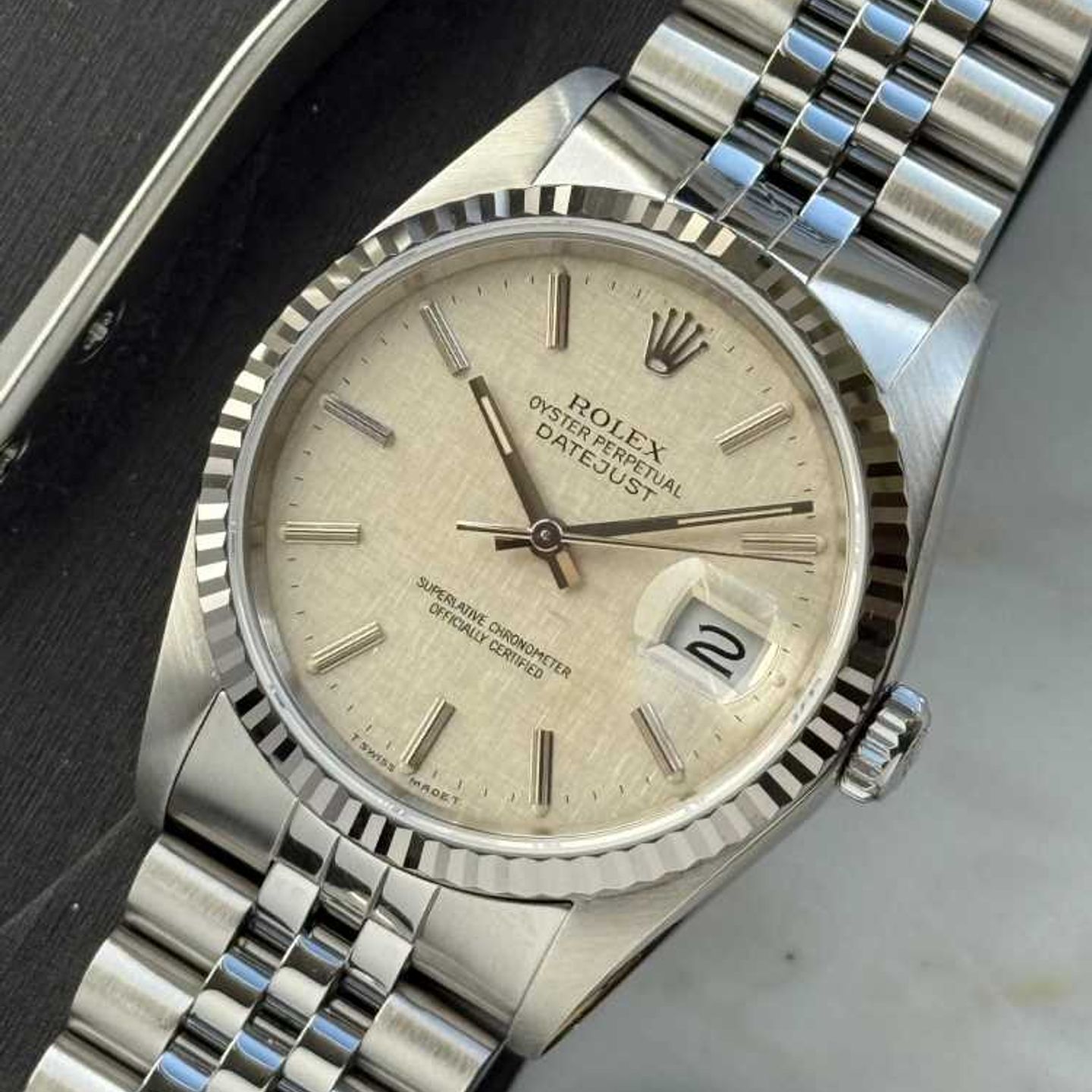 Rolex Datejust 36 16234 (1993) - Zilver wijzerplaat 36mm Staal (6/8)