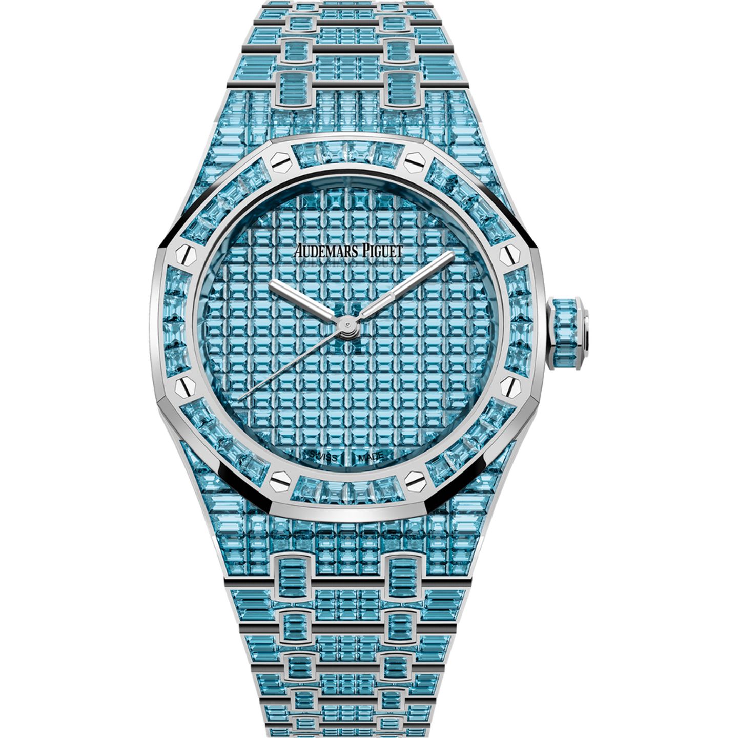 Audemars Piguet Royal Oak Selfwinding 15554BC.TO.1274BC.01 (2025) - Blauw wijzerplaat 37mm Witgoud (1/1)