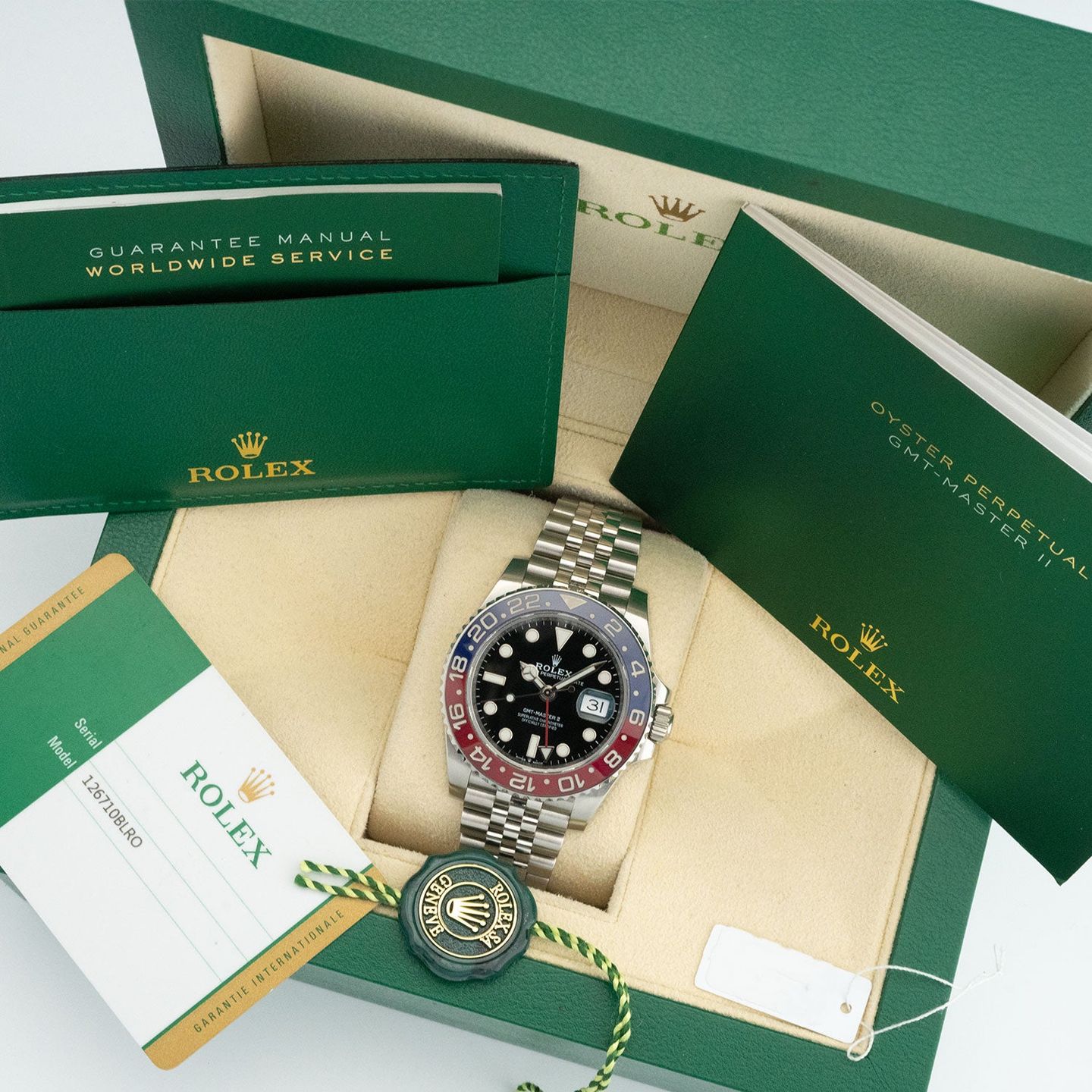 Rolex GMT-Master II 126710BLRO (2018) - Zwart wijzerplaat 40mm Staal (4/4)