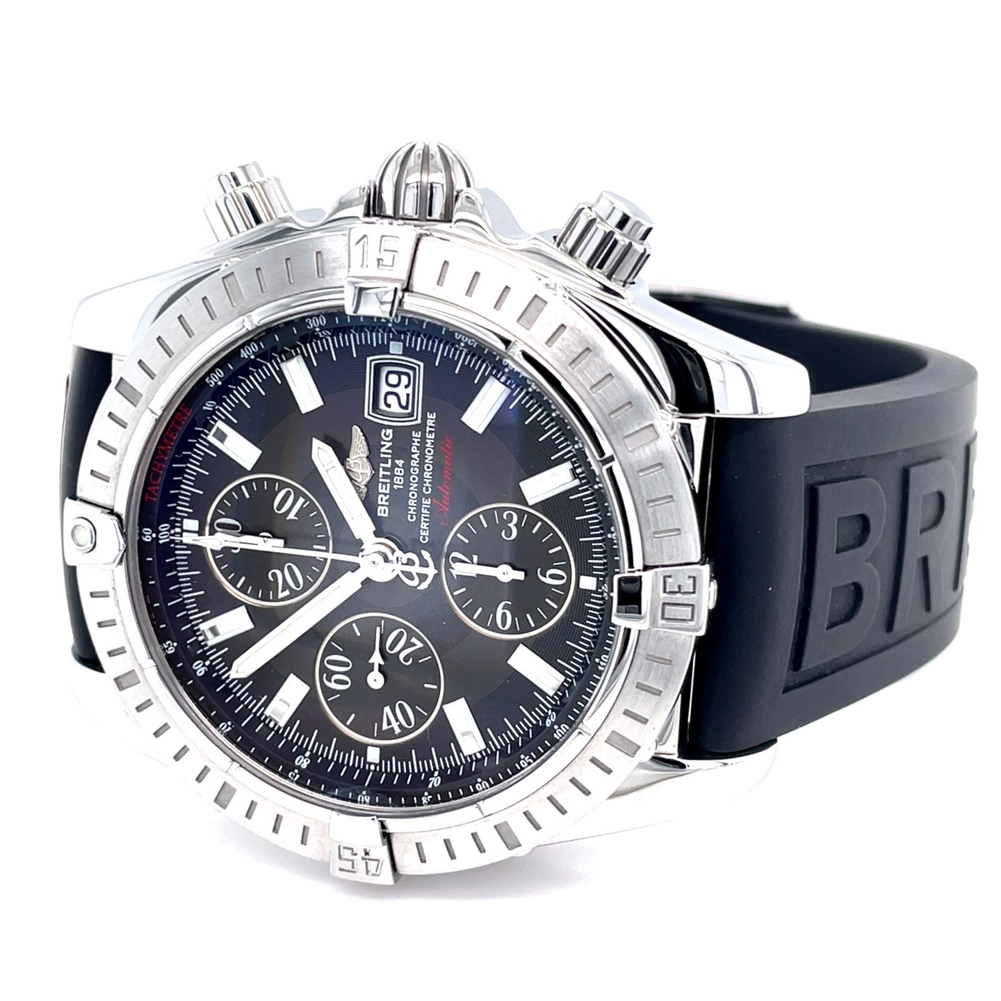 Breitling Chronomat Evolution A13356 (2008) - Grey dial 44 mm Steel case (5/8)