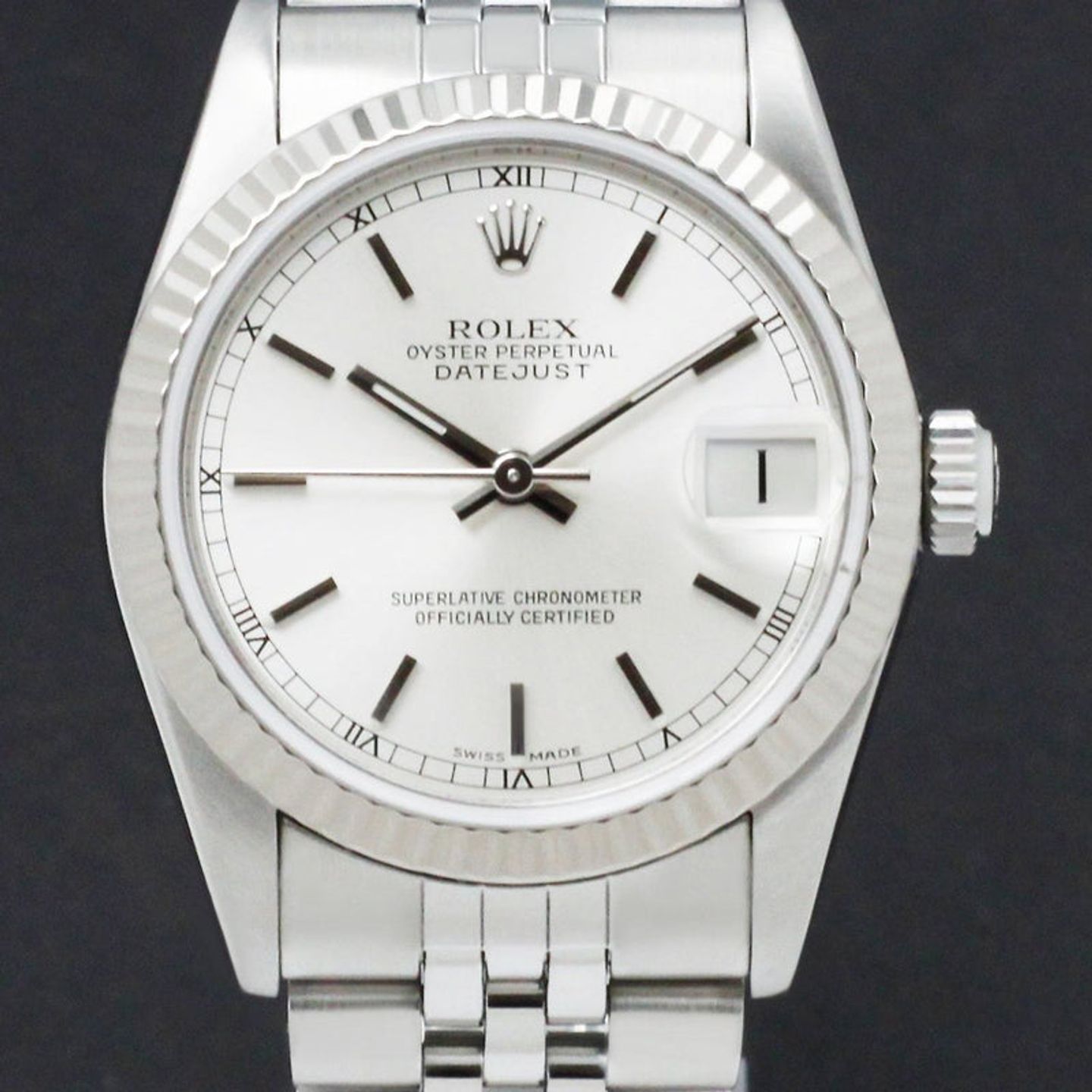 Rolex Datejust 31 68274 (1988) - Zilver wijzerplaat 31mm Staal (1/7)