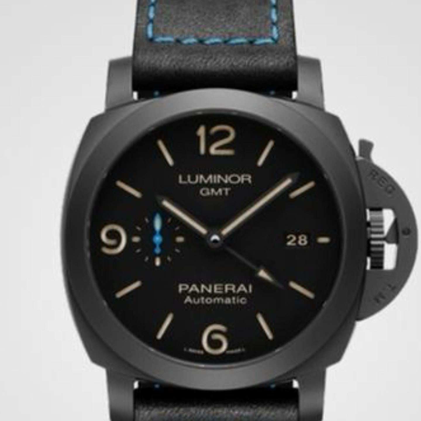 Panerai Luminor 1950 3 Days GMT Automatic PAM01441 (2024) - Black dial 44 mm Ceramic case (1/1)